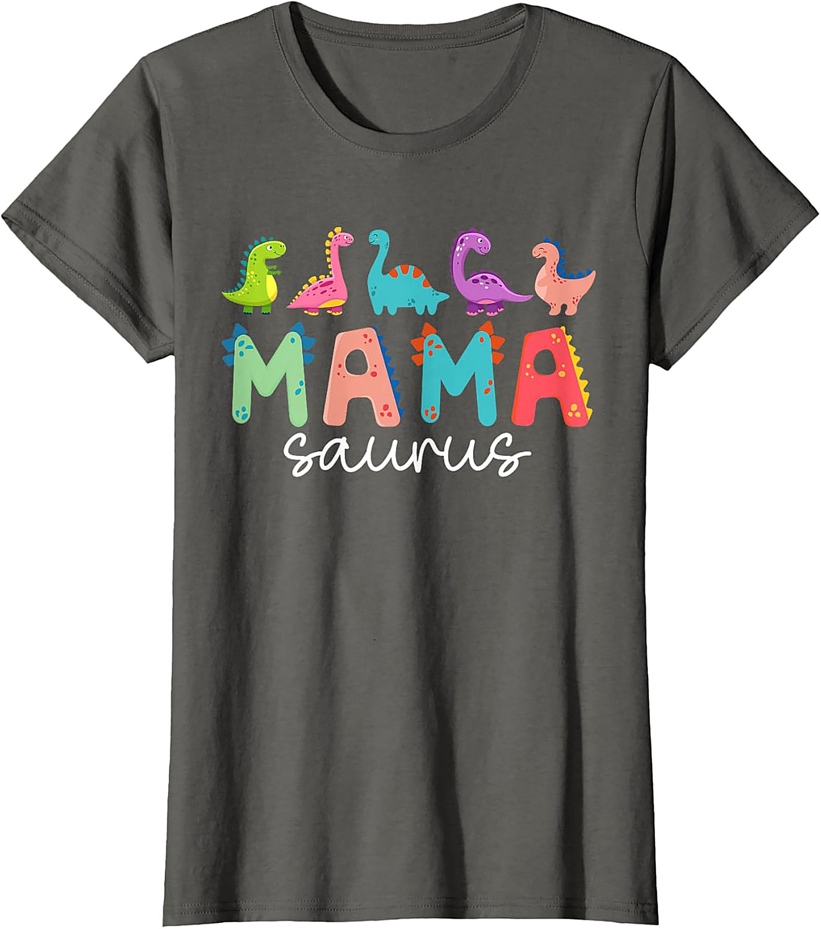  Mamasaurus T-shirt - Funny Dinosaur Mom Graphic Tee Gift