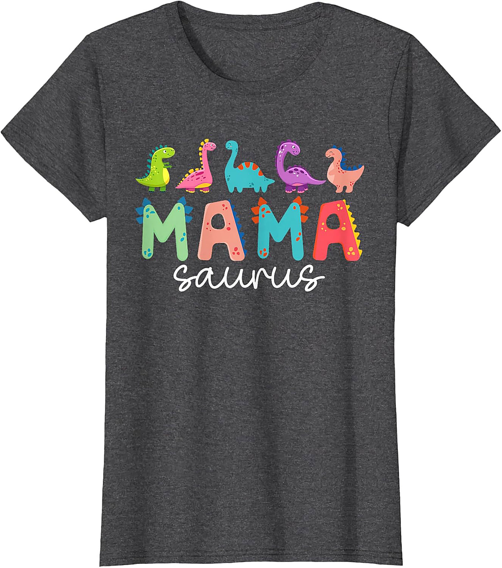  Mamasaurus T-shirt - Funny Dinosaur Mom Graphic Tee Gift