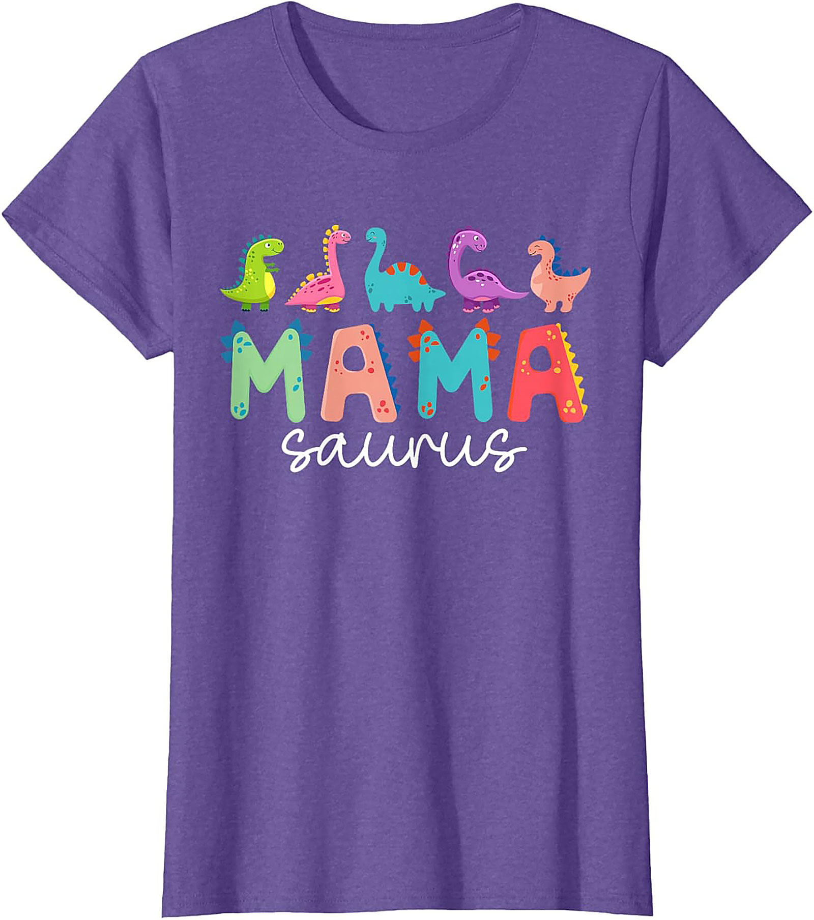  Mamasaurus T-shirt - Funny Dinosaur Mom Graphic Tee Gift