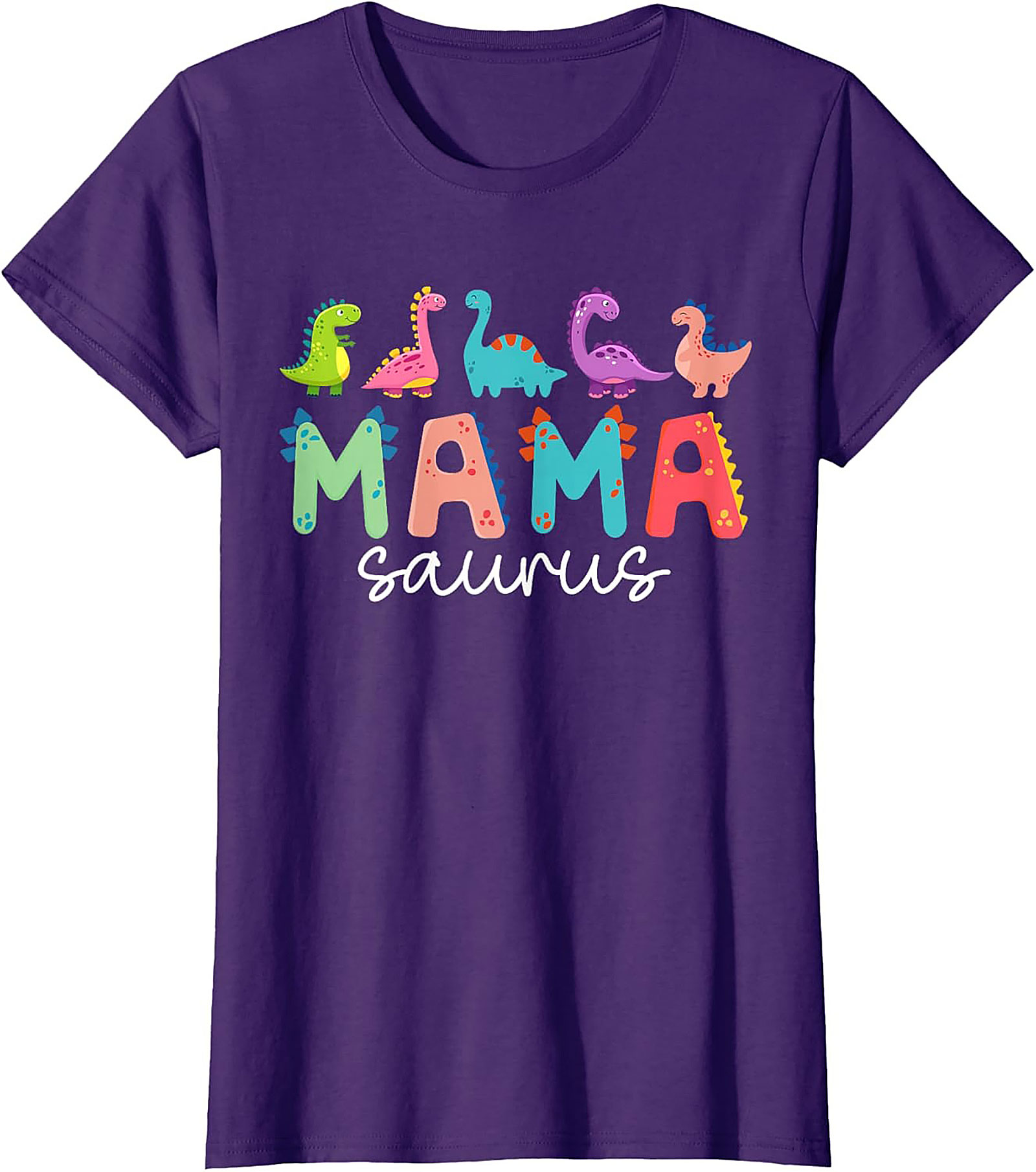  Mamasaurus T-shirt - Funny Dinosaur Mom Graphic Tee Gift
