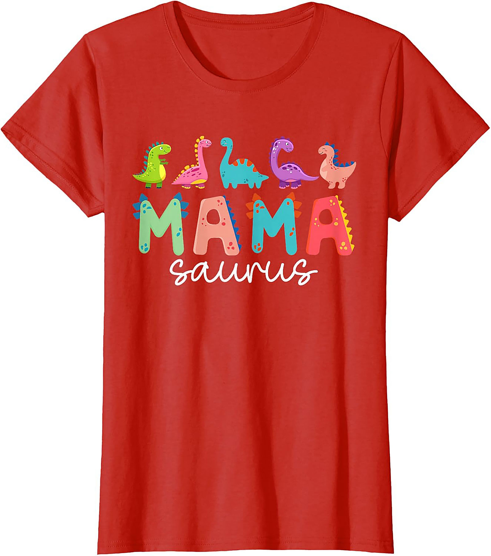  Mamasaurus T-shirt - Funny Dinosaur Mom Graphic Tee Gift