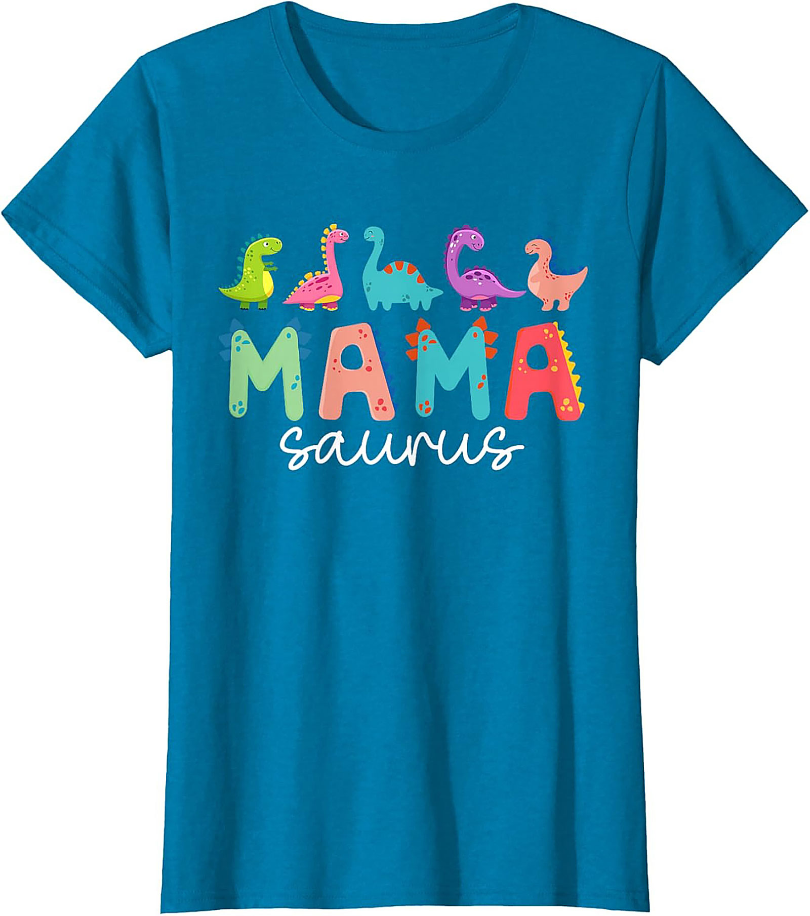  Mamasaurus T-shirt - Funny Dinosaur Mom Graphic Tee Gift
