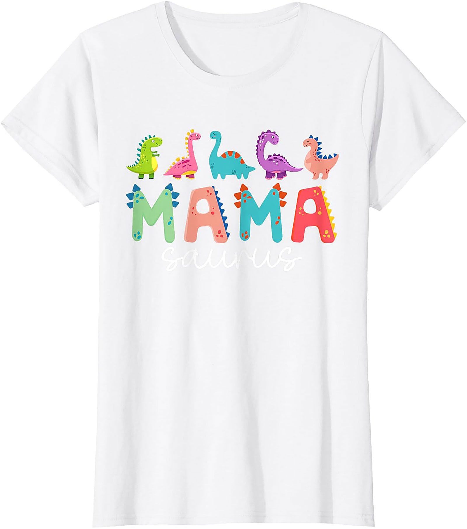  Mamasaurus T-shirt - Funny Dinosaur Mom Graphic Tee Gift