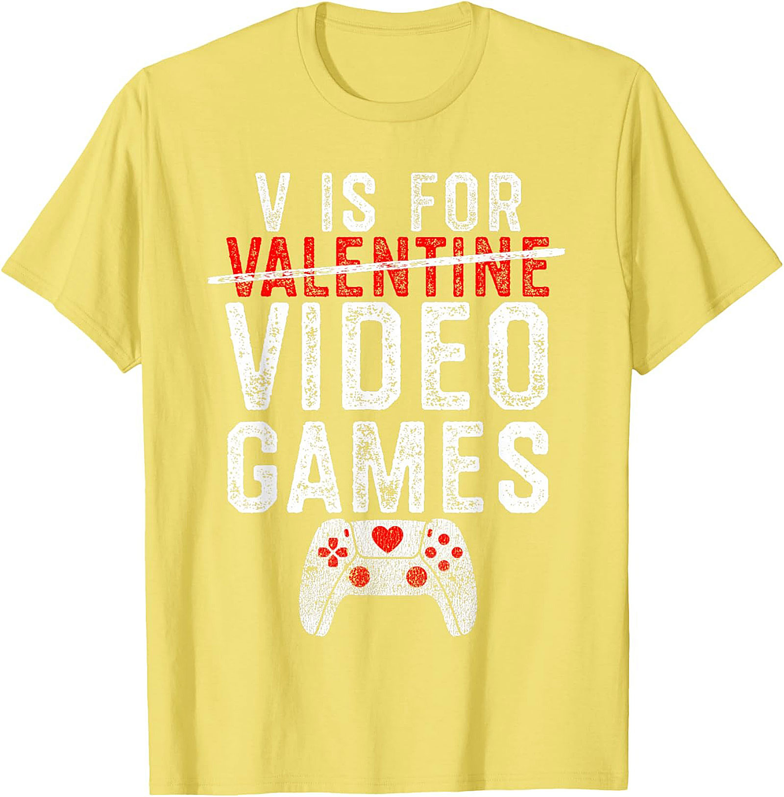 Funny Valentine Video Games T-shirt Anti-Valentine Gamer Tee