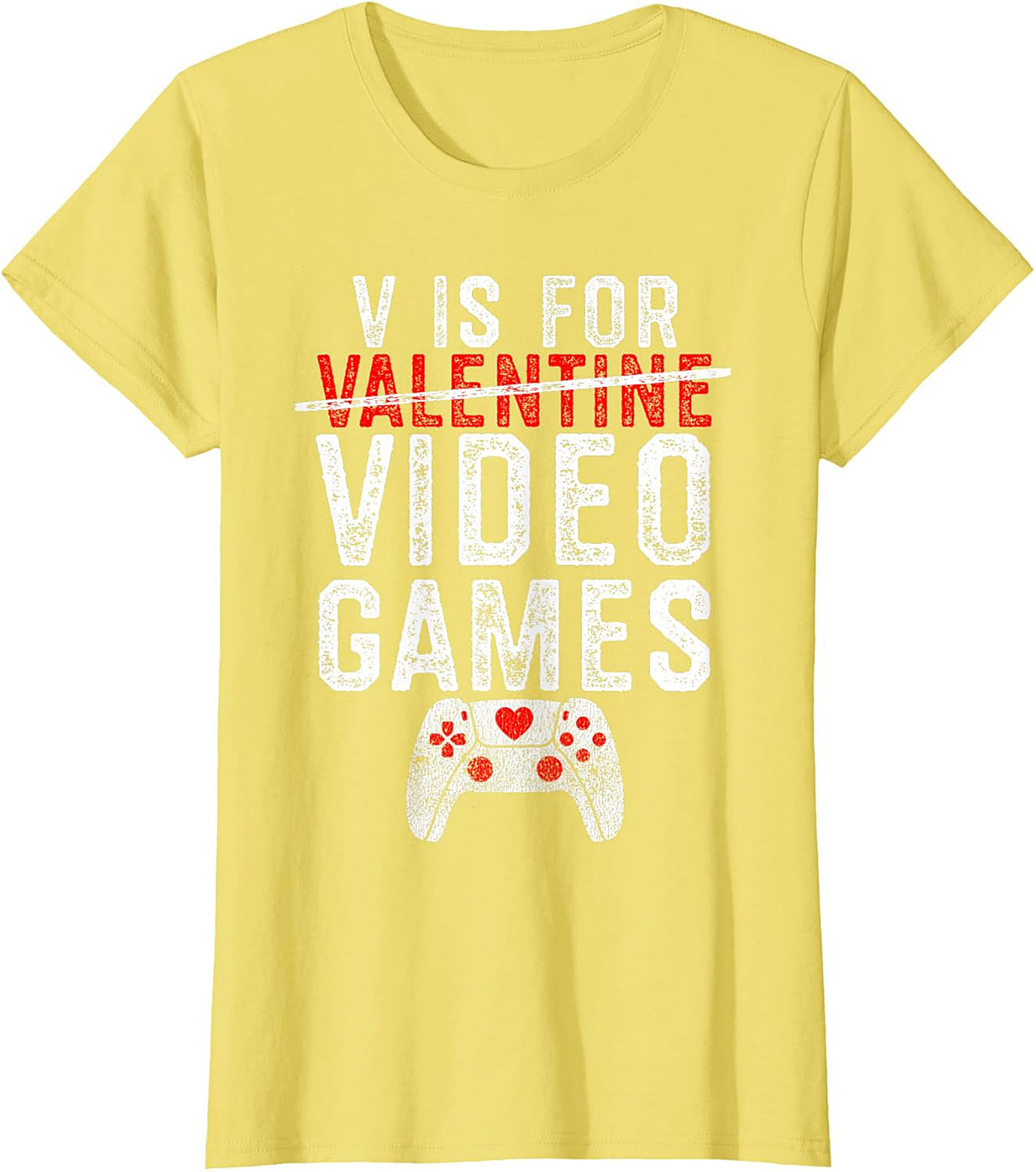 Funny Valentine Video Games T-shirt Anti-Valentine Gamer Tee