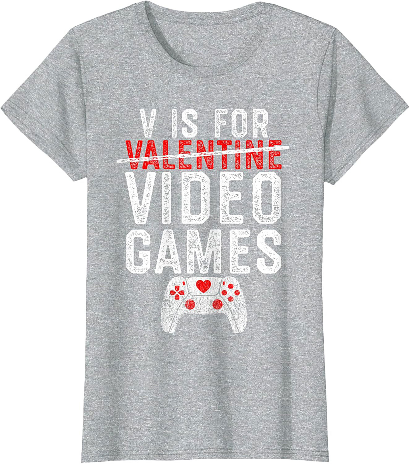 Funny Valentine Video Games T-shirt Anti-Valentine Gamer Tee