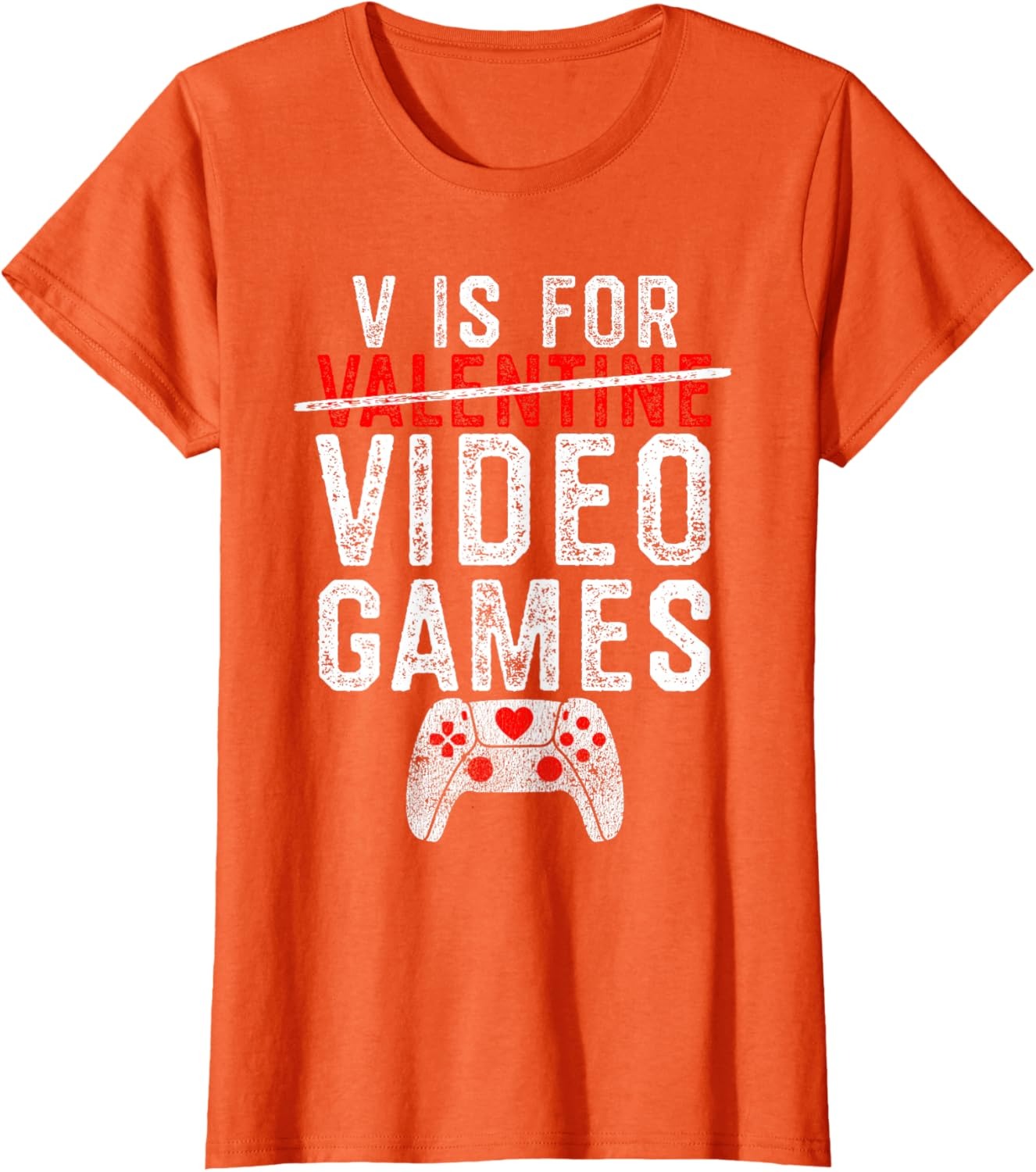 Funny Valentine Video Games T-shirt Anti-Valentine Gamer Tee