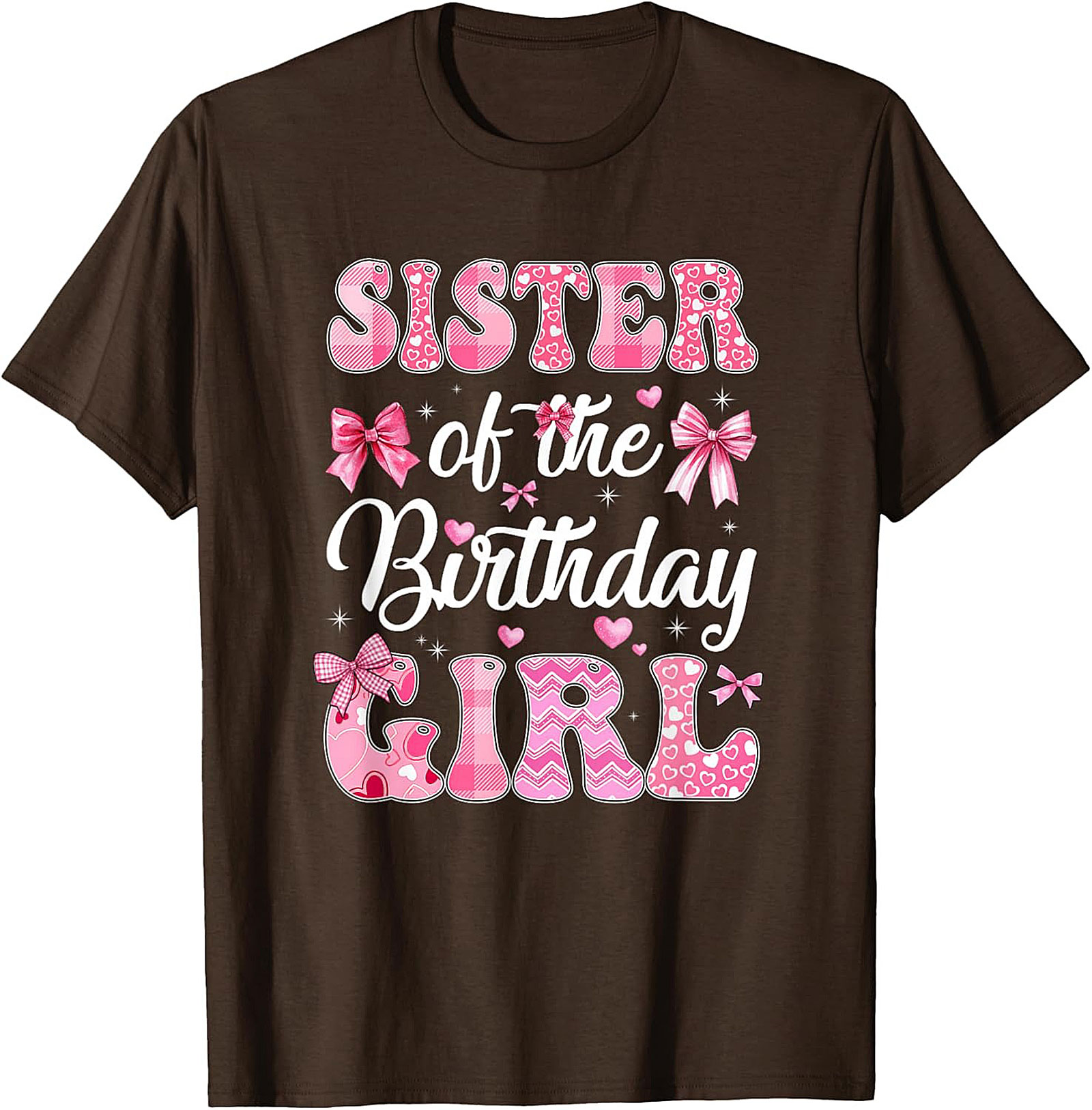 Sister of the Birthday Girl T-shirt | Pink Graphic Tee