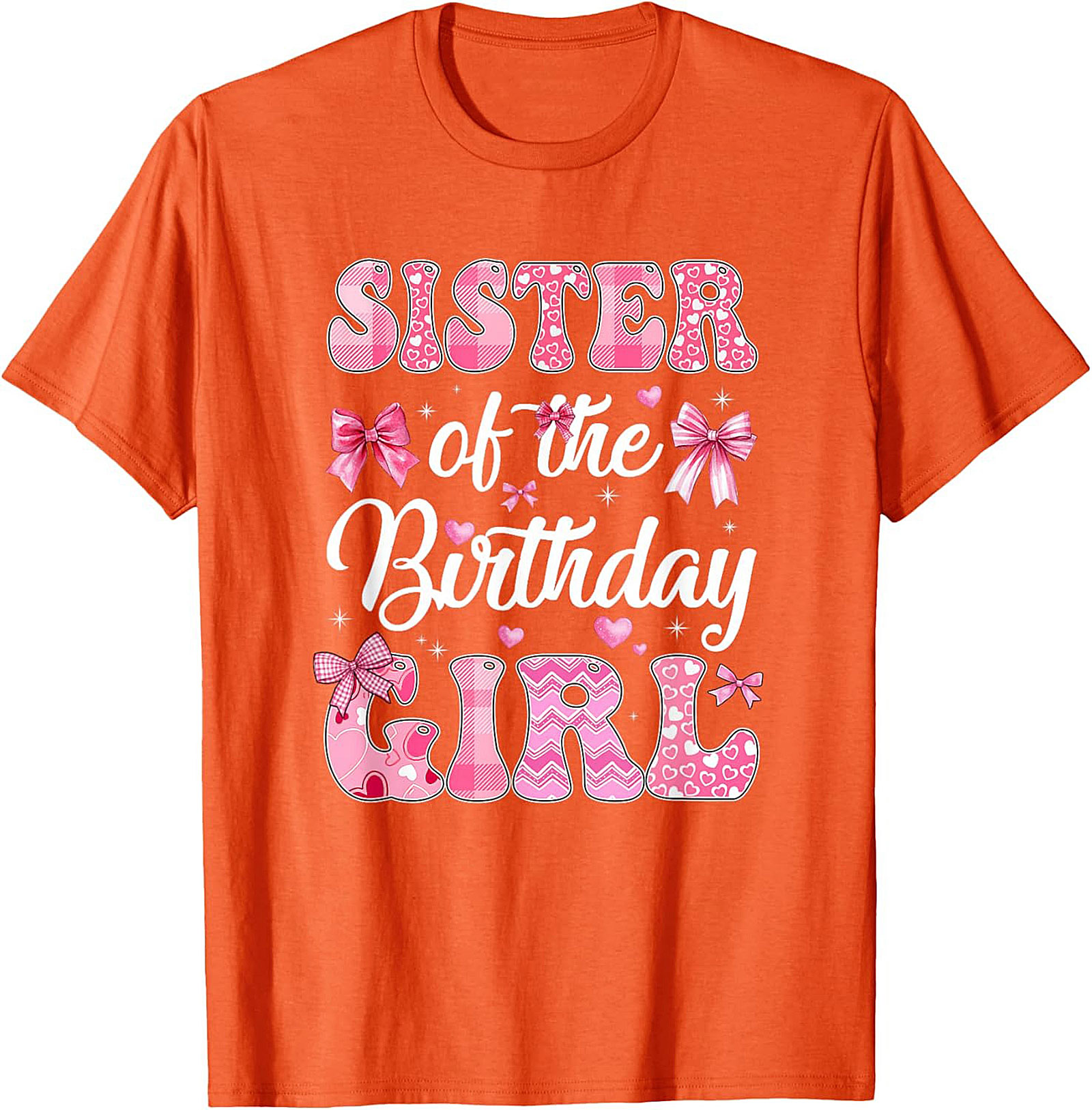 Sister of the Birthday Girl T-shirt | Pink Graphic Tee