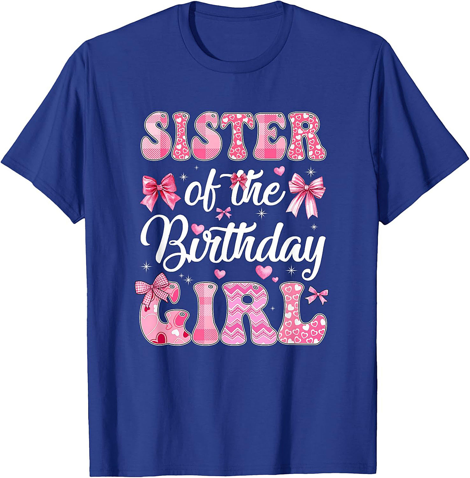 Sister of the Birthday Girl T-shirt | Pink Graphic Tee