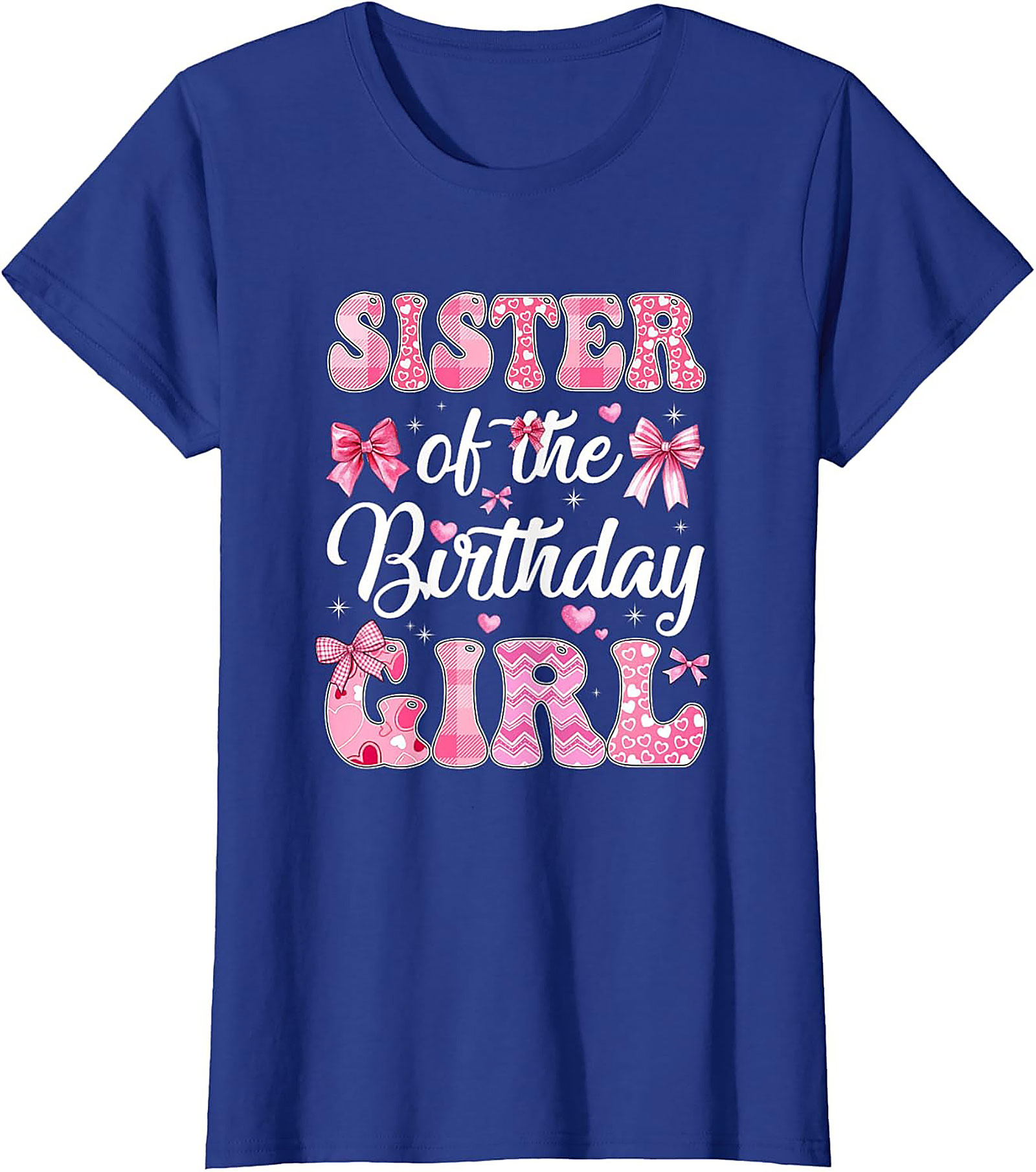 Sister of the Birthday Girl T-shirt | Pink Graphic Tee