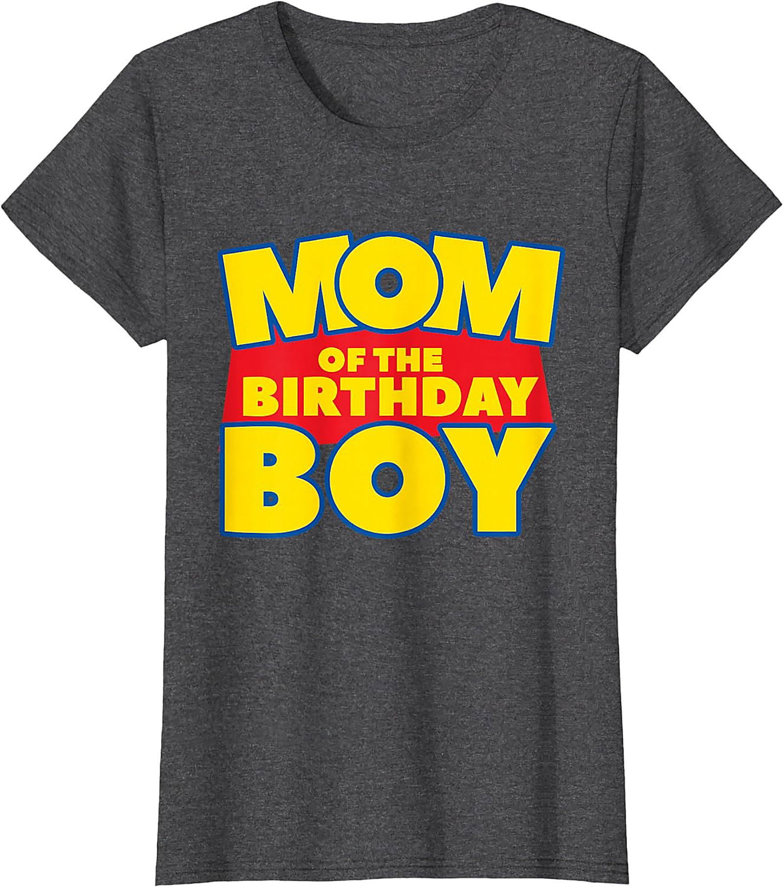 Mom of the Birthday Boy T-Shirt Fun Graphic Tee