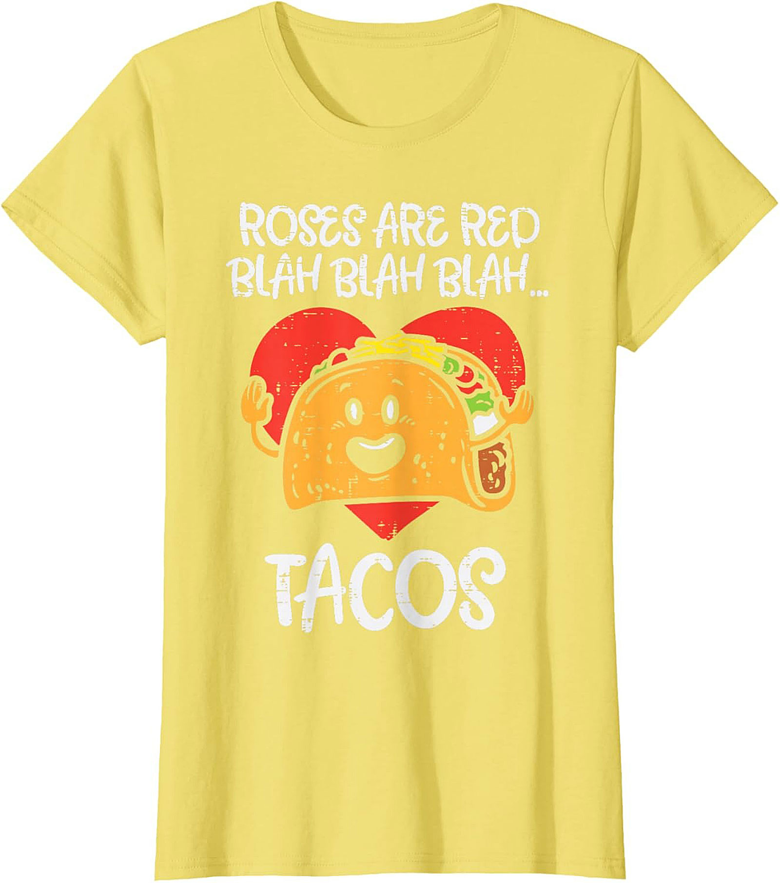 Funny Taco Graphic Tee Roses Are Red Parody Shirt