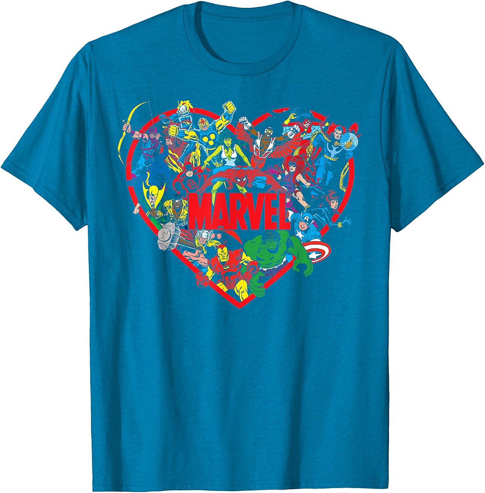 Classic Marvel Superhero Graphic Tee Soft Cotton Gift