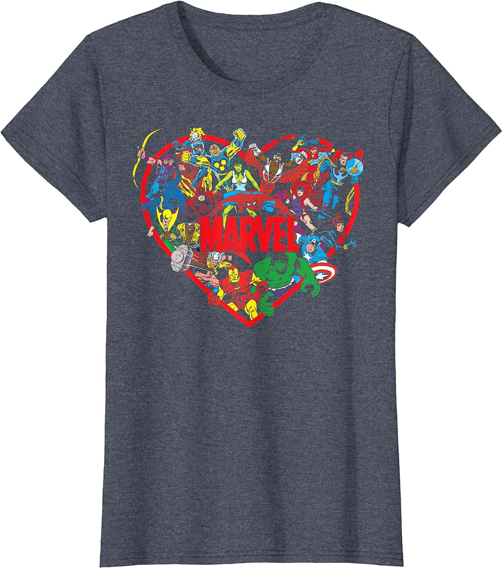 Classic Marvel Superhero Graphic Tee Soft Cotton Gift