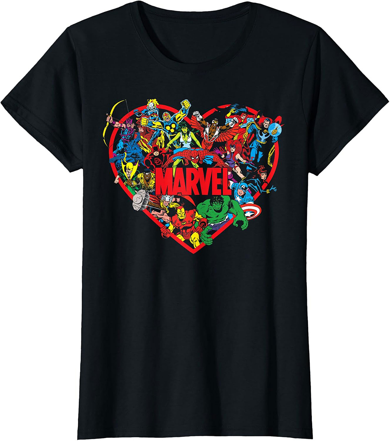 Classic Marvel Superhero Graphic Tee Soft Cotton Gift