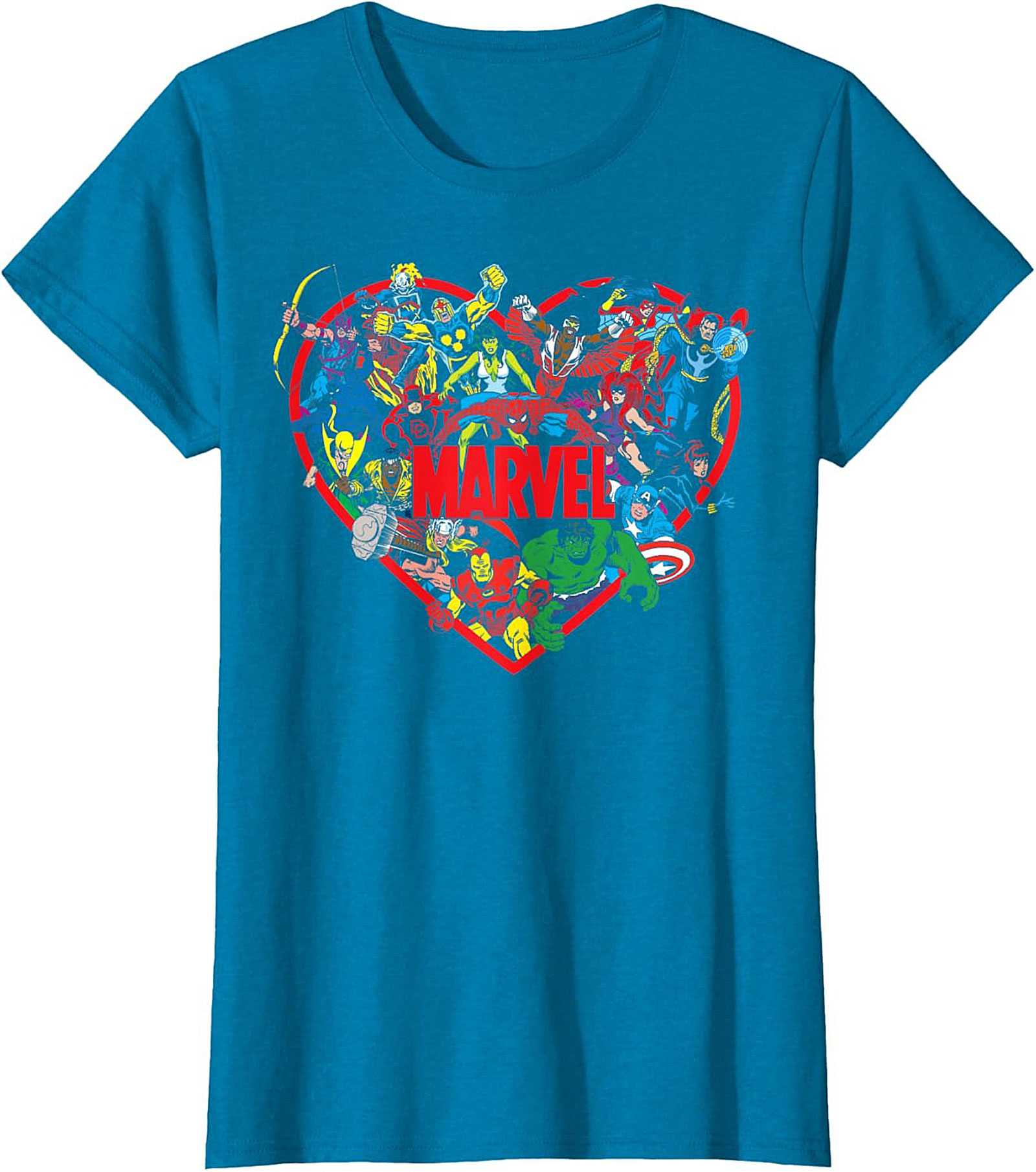 Classic Marvel Superhero Graphic Tee Soft Cotton Gift