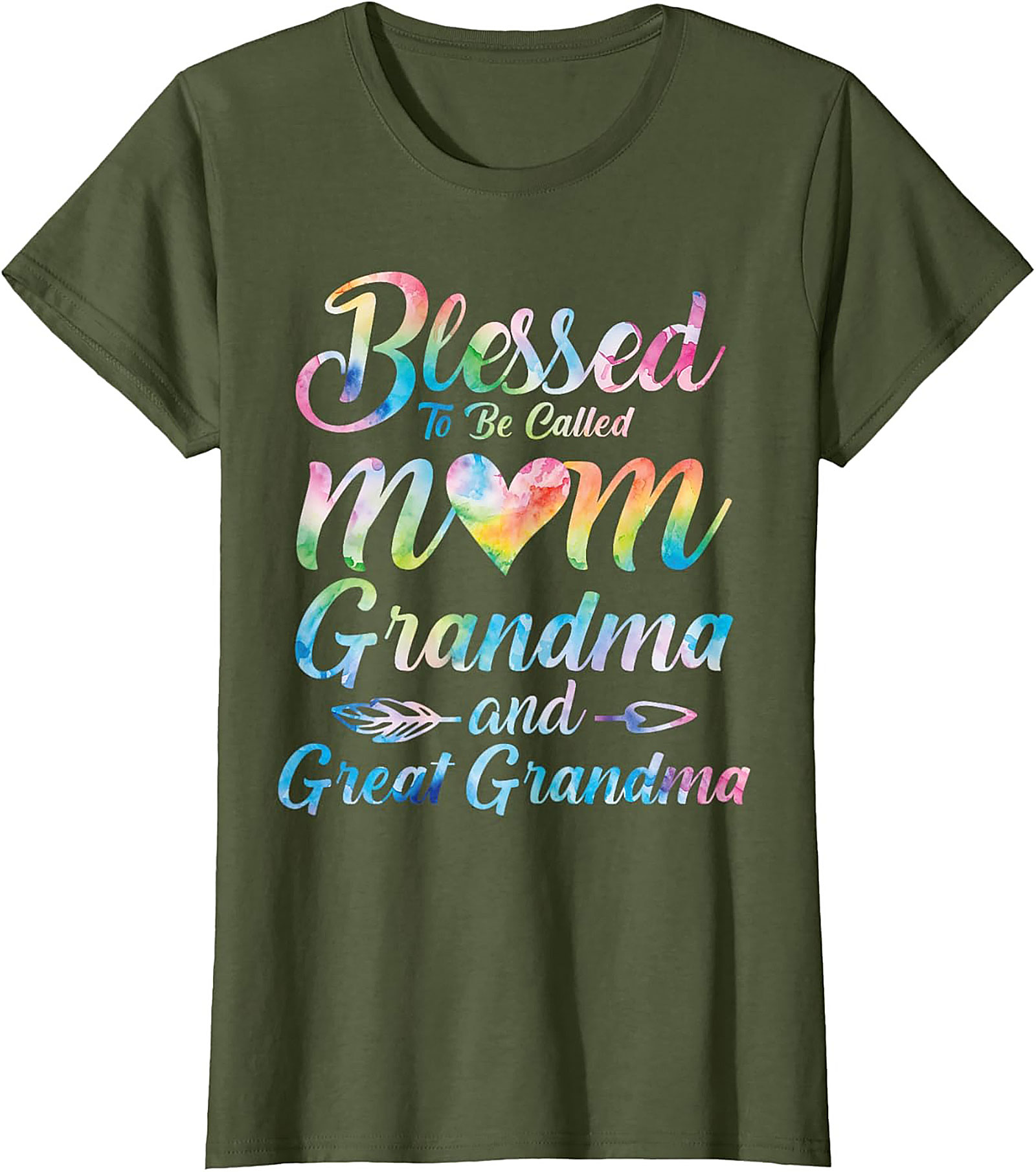 Blessed Great Grandma T-shirt Mom Grandma Tee Gift