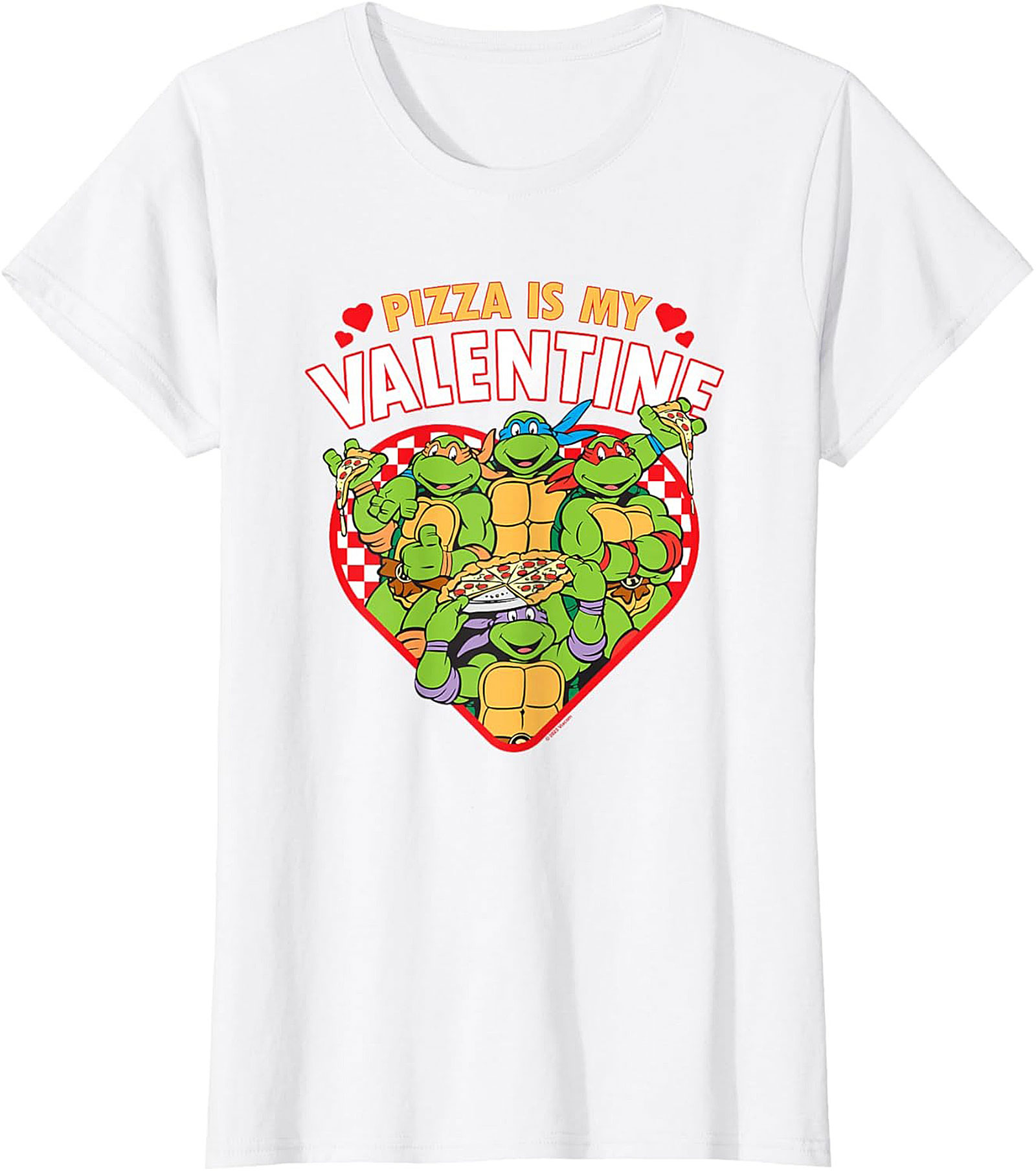 Ninja Turtles Pizza Valentine T-Shirt Funny TMNT Tee