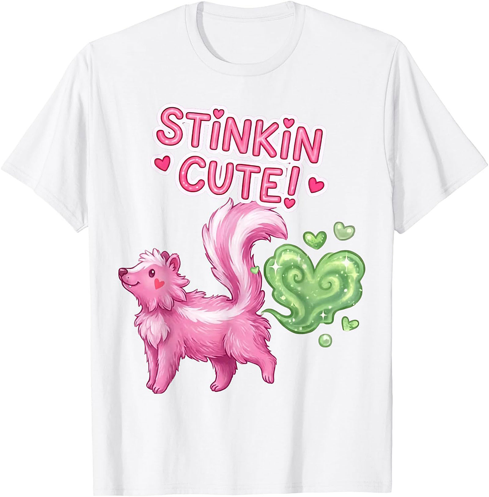Stinkin' Cute Skunk T-shirt Funny Graphic Tee & Gift