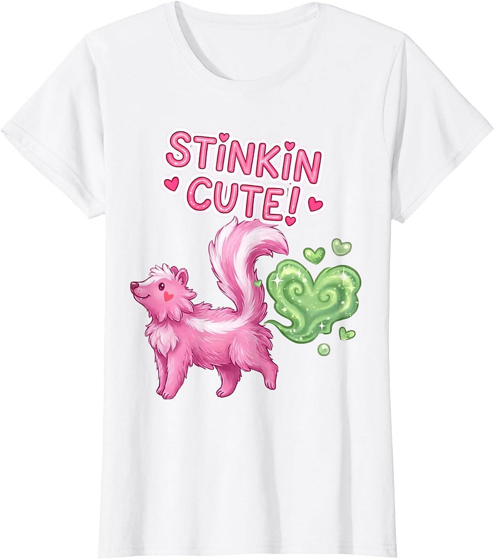 Stinkin' Cute Skunk T-shirt Funny Graphic Tee & Gift