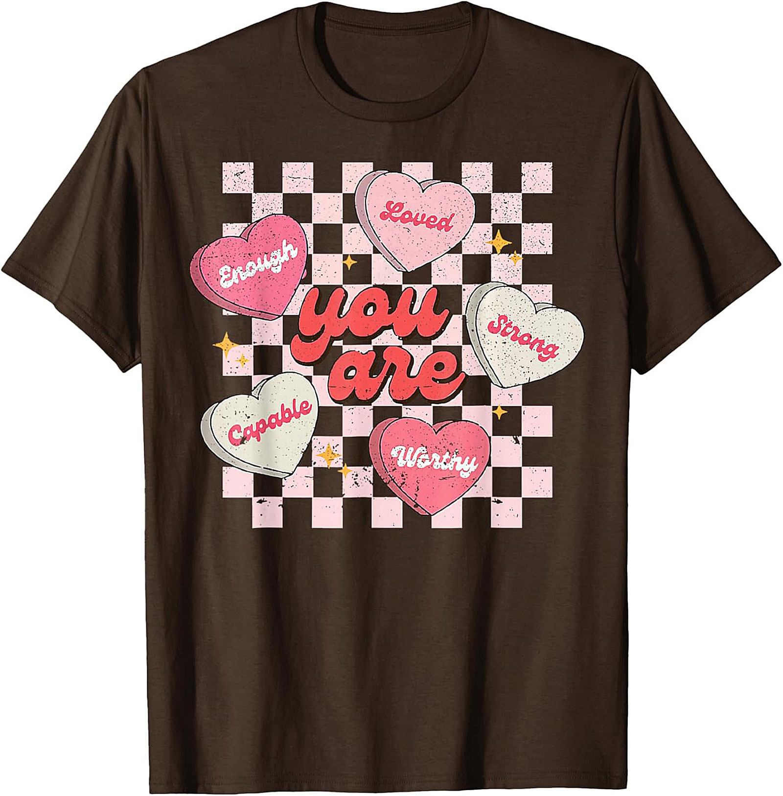 Retro Self-Love Affirmation Graphic Tee Soft Cotton Unisex Tee