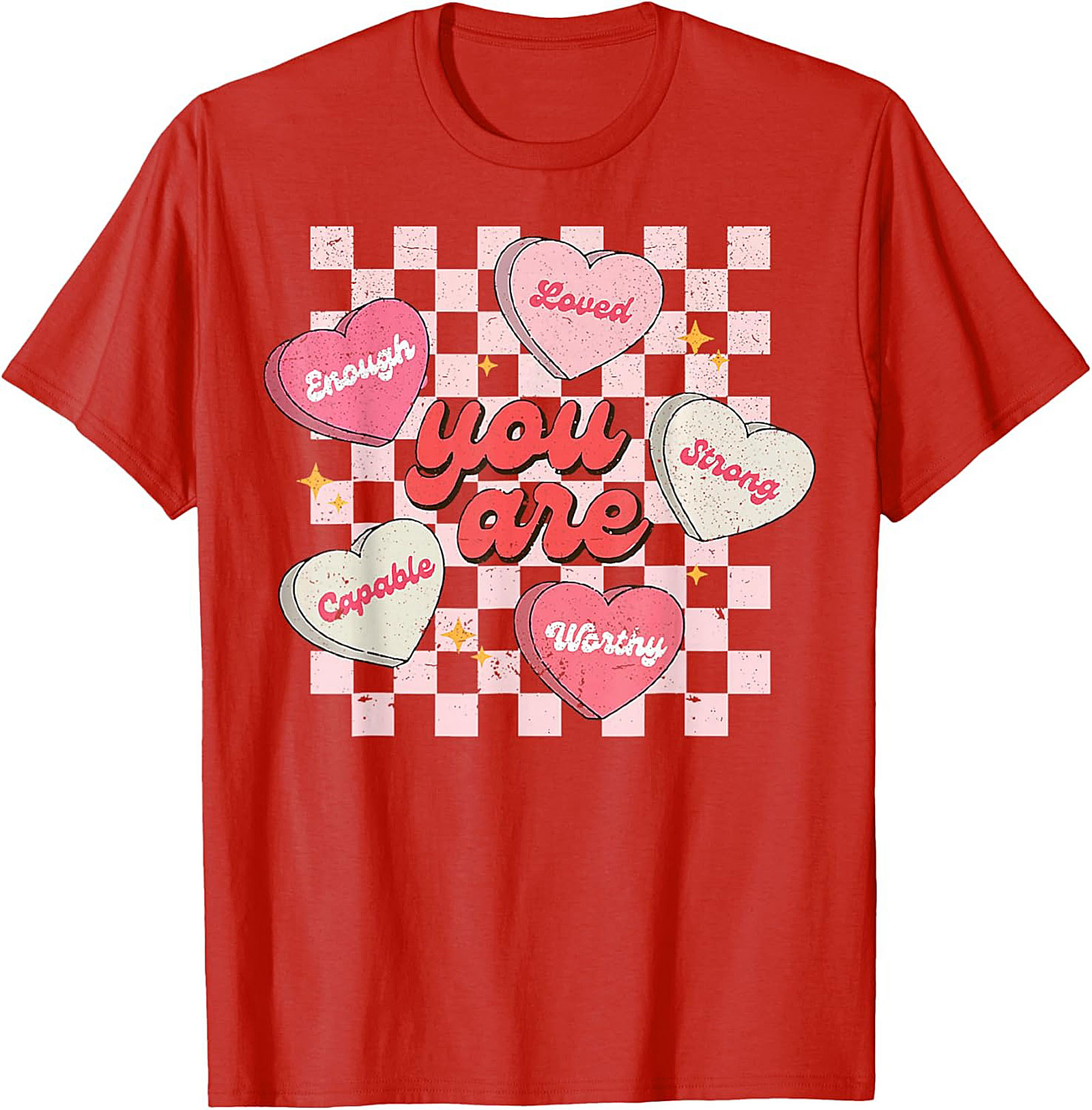 Retro Self-Love Affirmation Graphic Tee Soft Cotton Unisex Tee