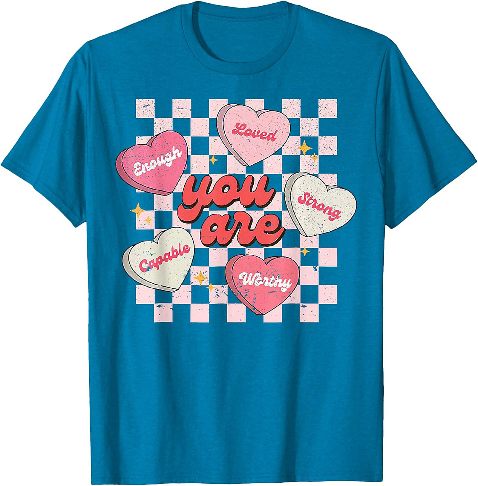 Retro Self-Love Affirmation Graphic Tee Soft Cotton Unisex Tee