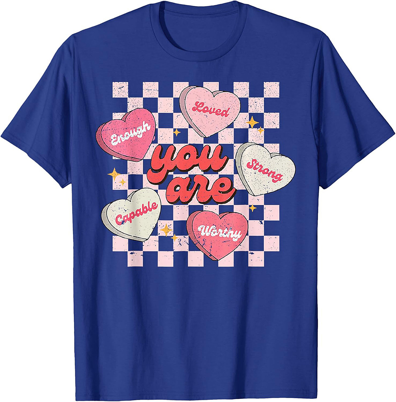 Retro Self-Love Affirmation Graphic Tee Soft Cotton Unisex Tee