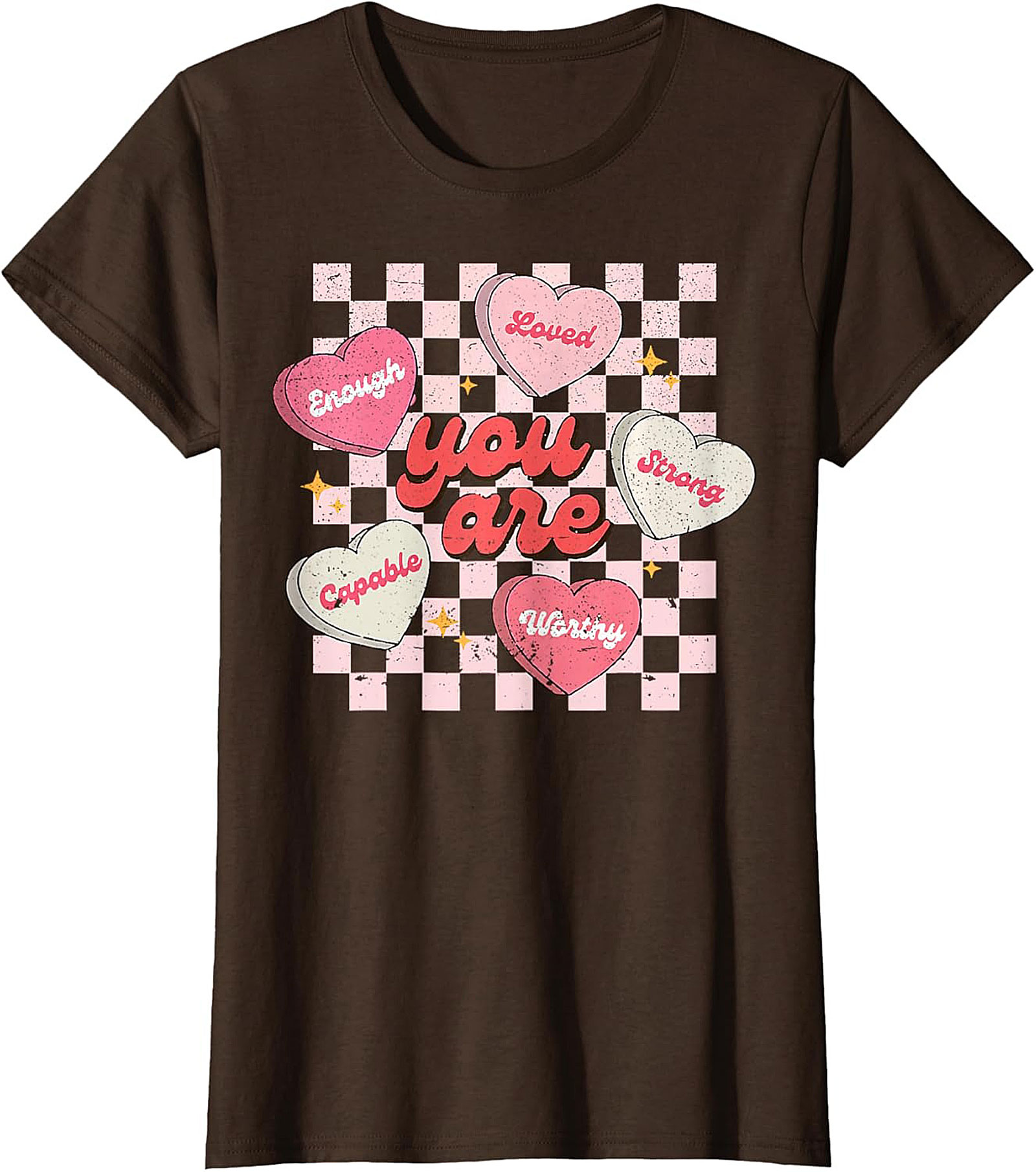 Retro Self-Love Affirmation Graphic Tee Soft Cotton Unisex Tee