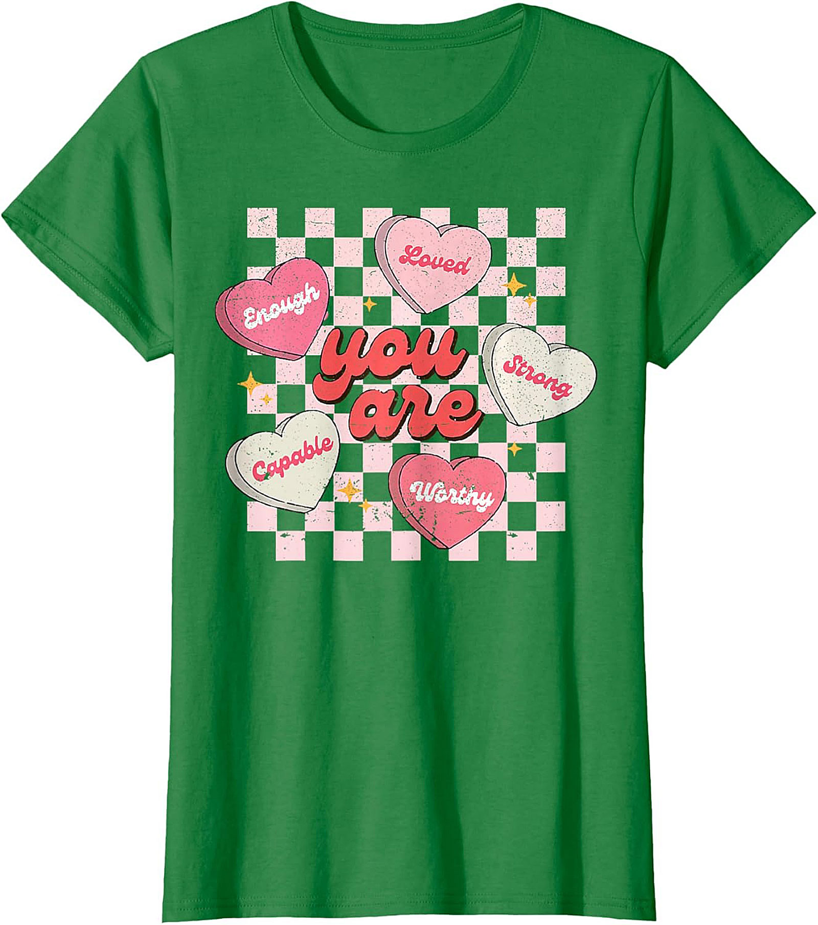 Retro Self-Love Affirmation Graphic Tee Soft Cotton Unisex Tee