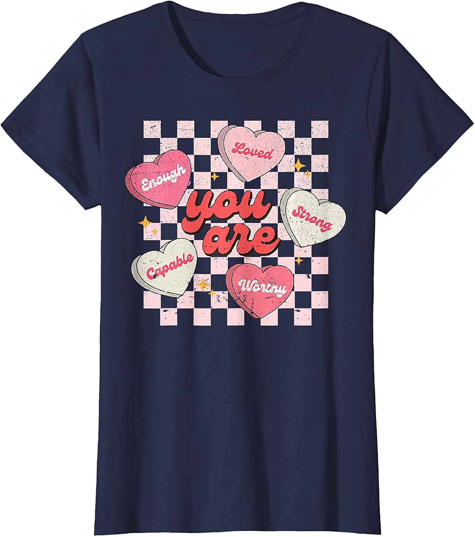 Retro Self-Love Affirmation Graphic Tee Soft Cotton Unisex Tee