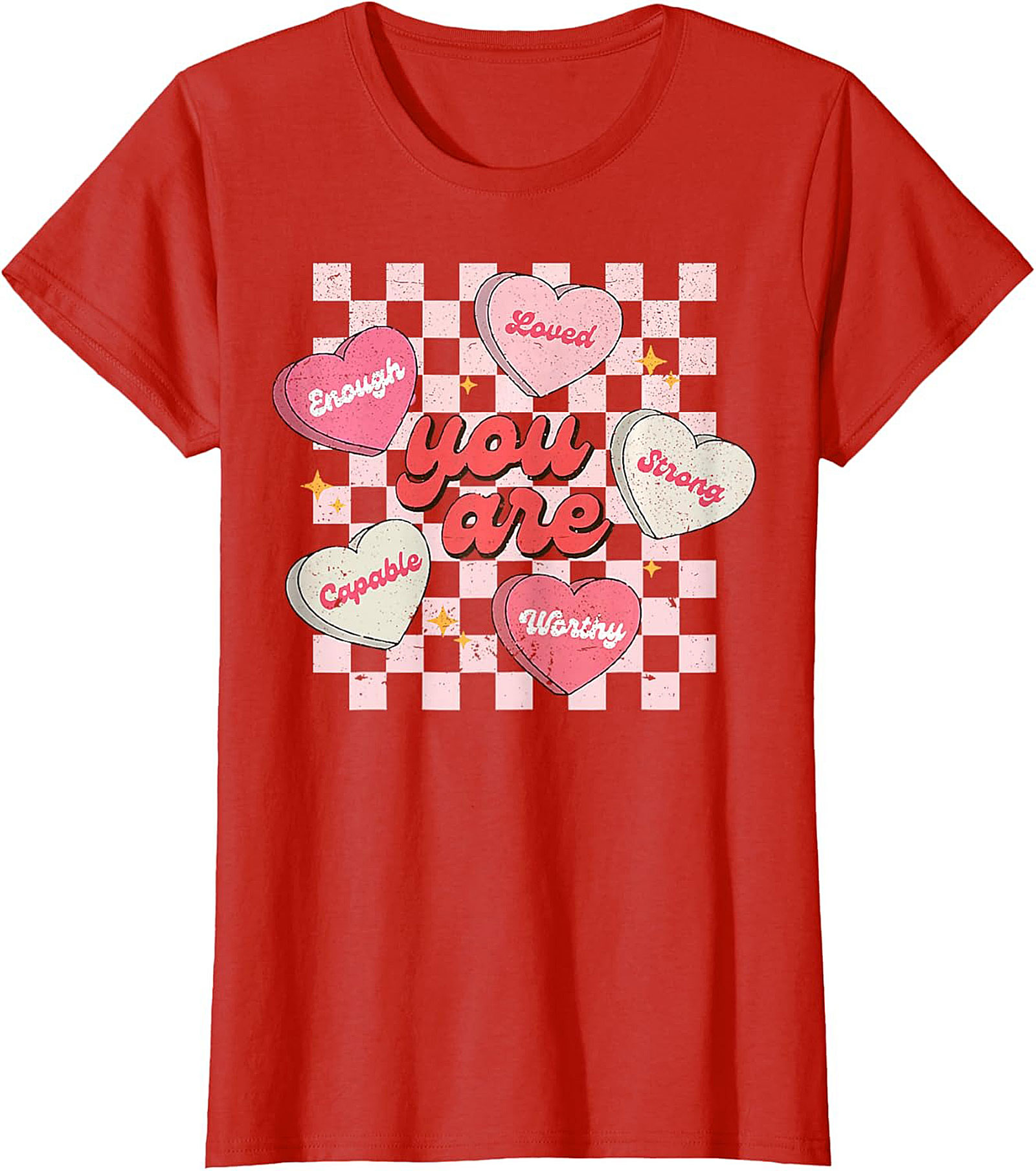 Retro Self-Love Affirmation Graphic Tee Soft Cotton Unisex Tee