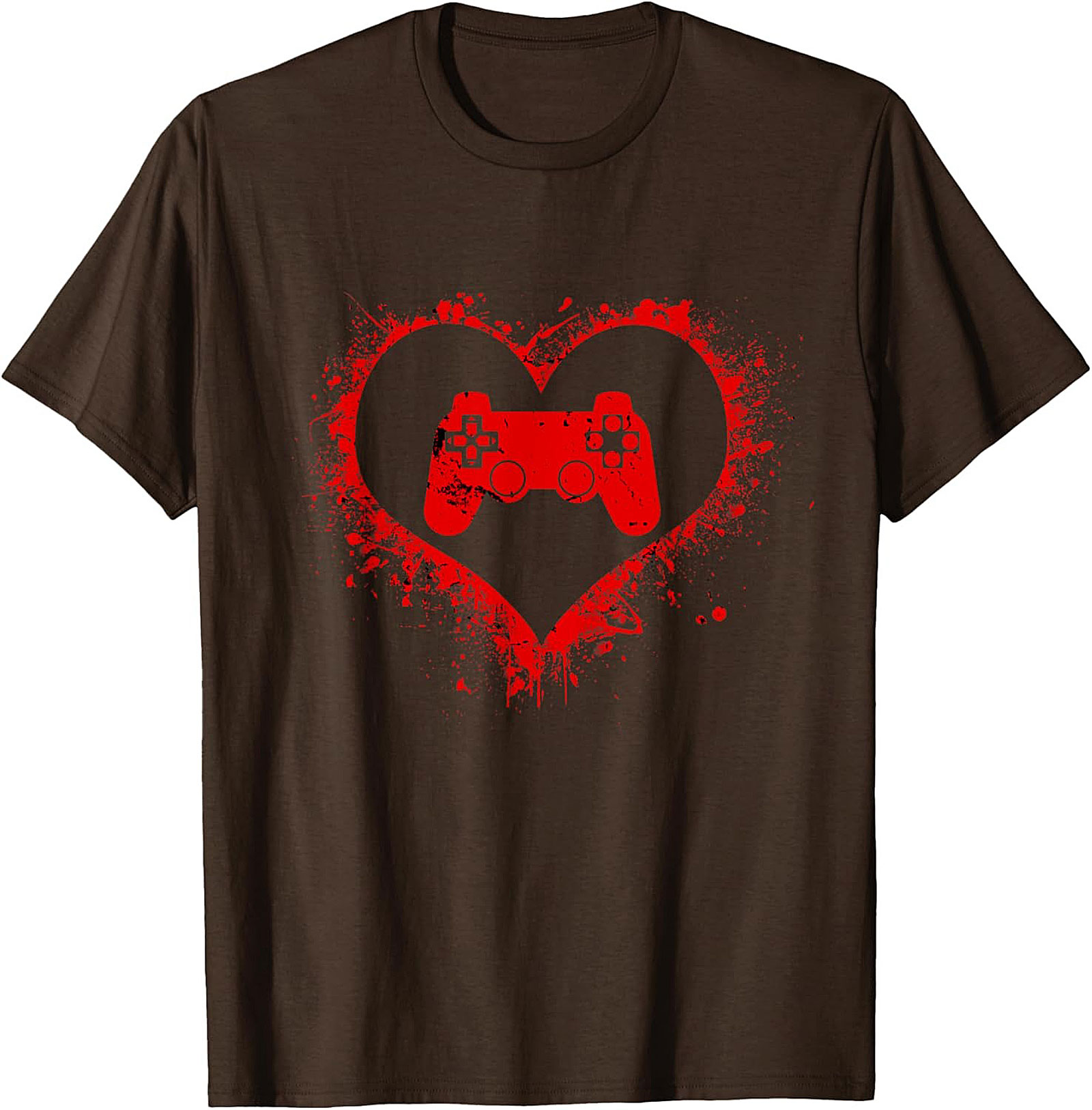 Gamer Love Graphic Tee |Distressed Controller Unisex Shirt