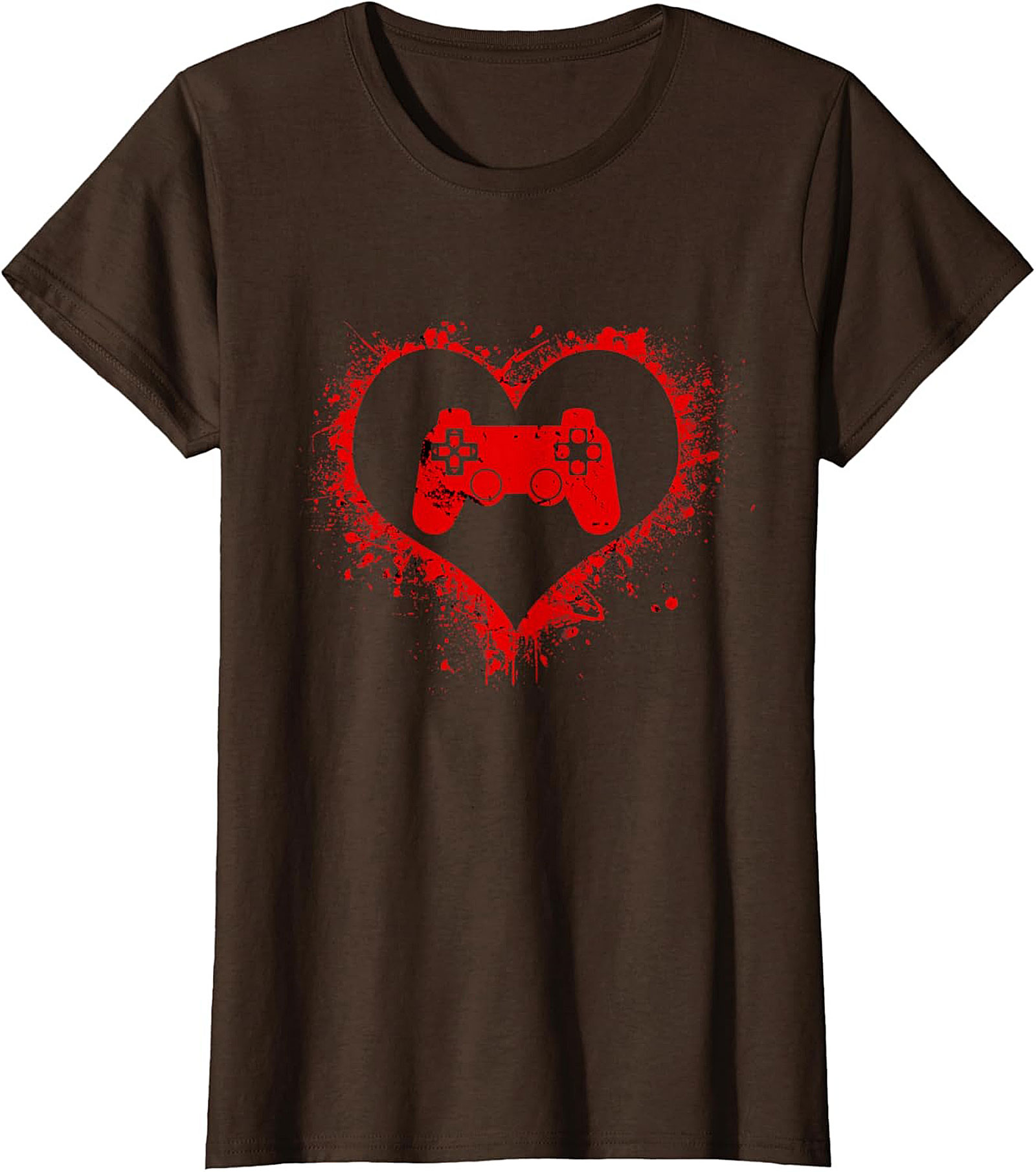 Gamer Love Graphic Tee |Distressed Controller Unisex Shirt