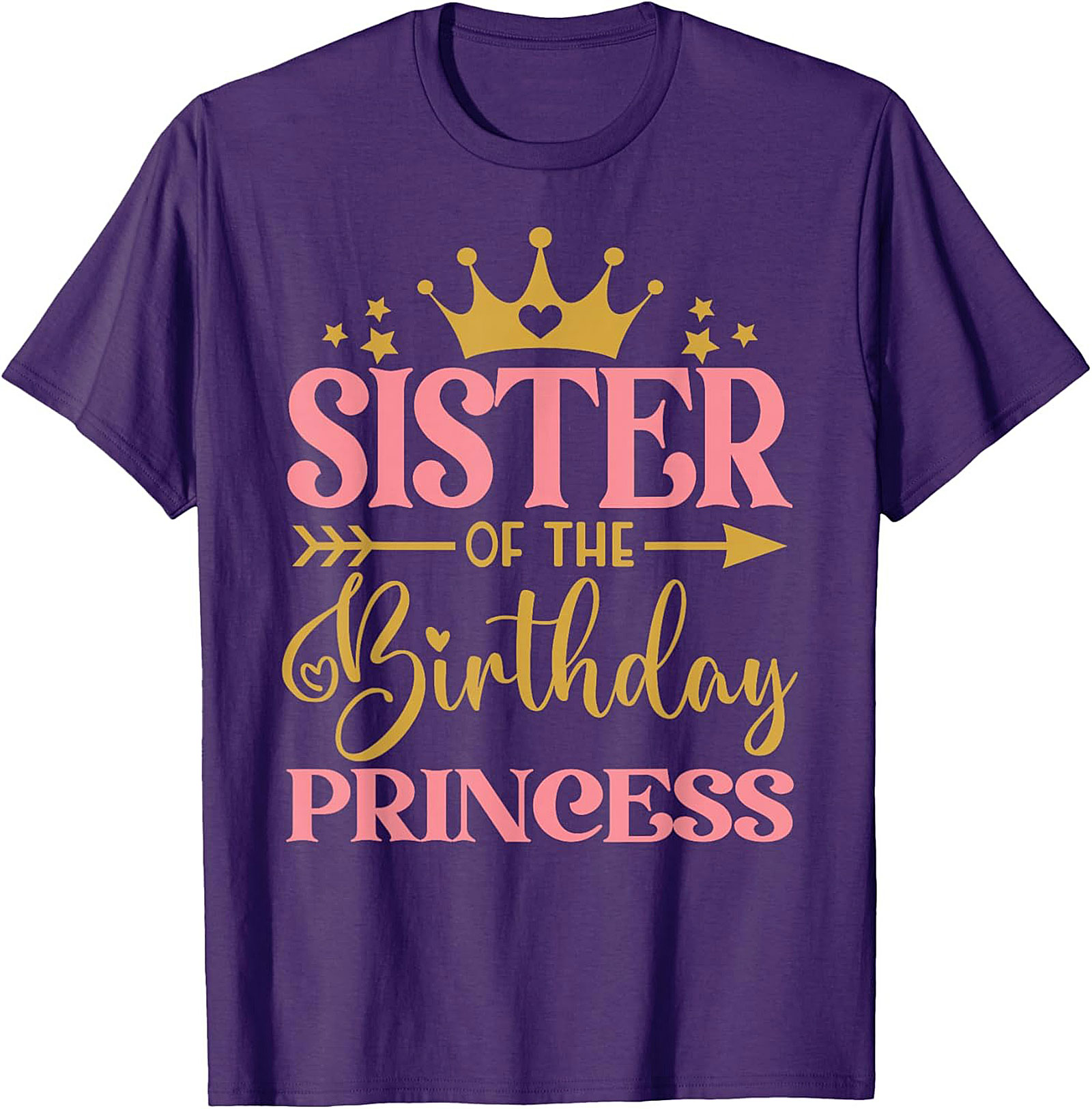 Sister of the Birthday Princess T-Shirt | Funny Family Tee