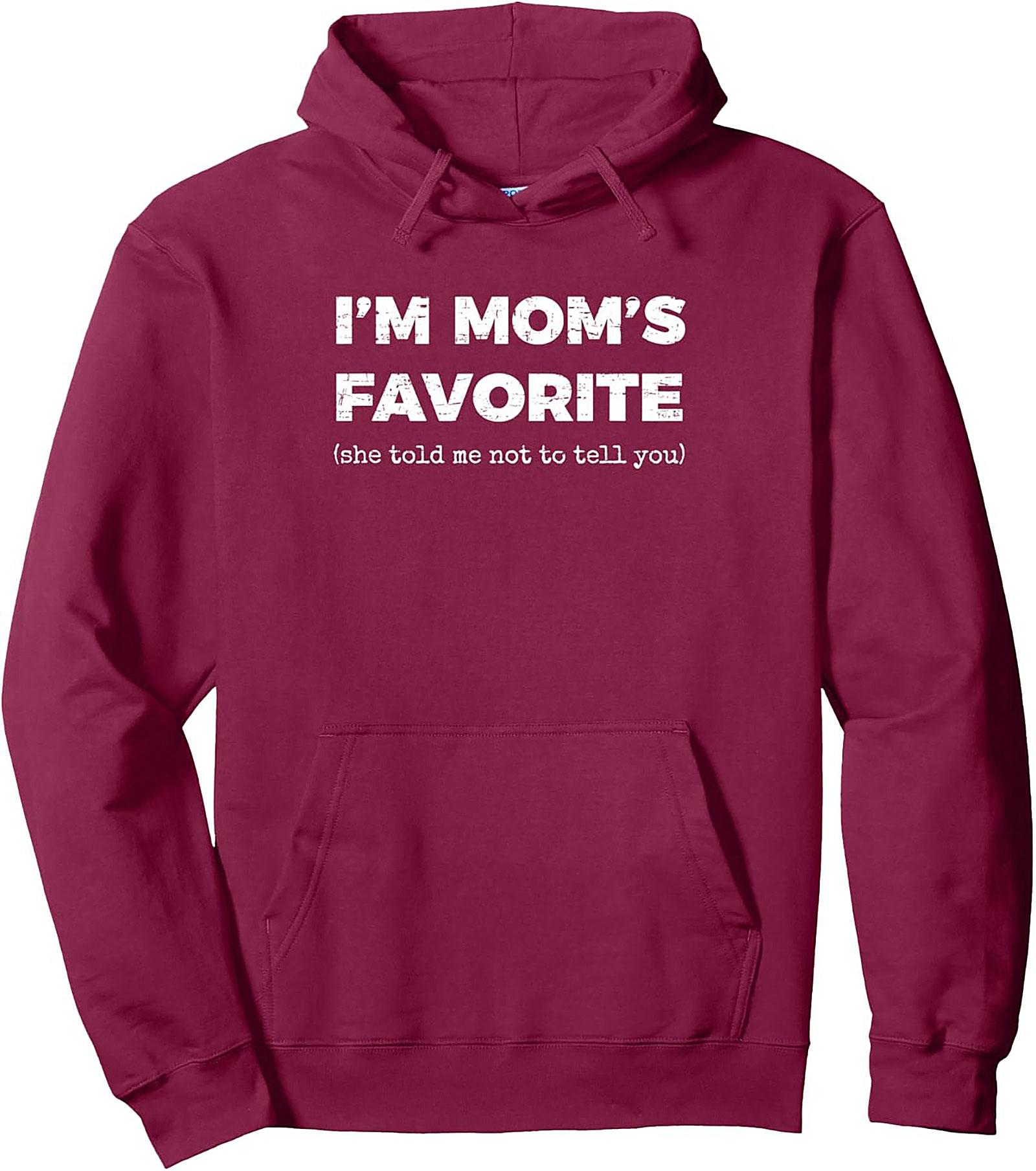 Mom's Favorite Pullover Hoodie Funny Sibling Graphic