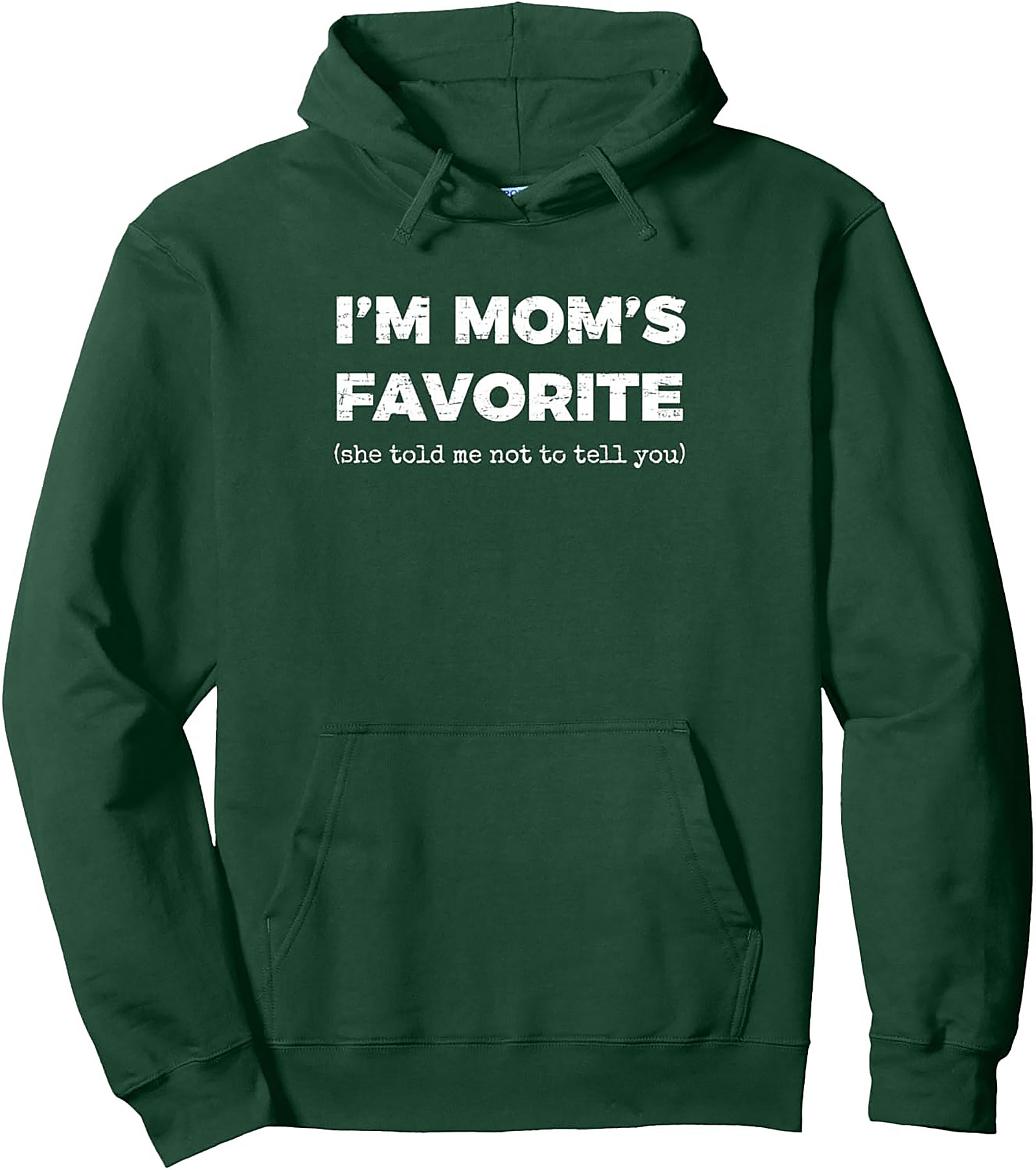 Mom's Favorite Pullover Hoodie Funny Sibling Graphic