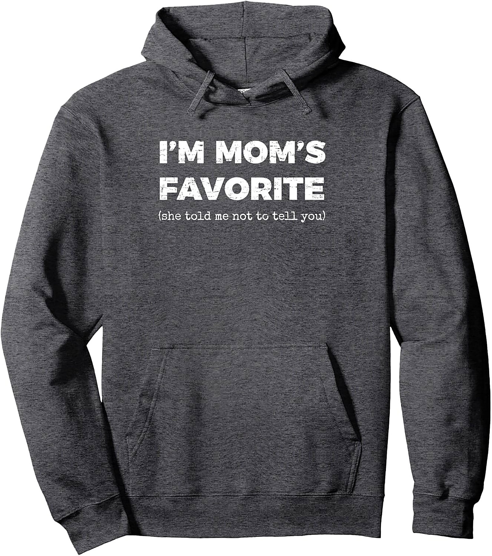 Mom's Favorite Pullover Hoodie Funny Sibling Graphic
