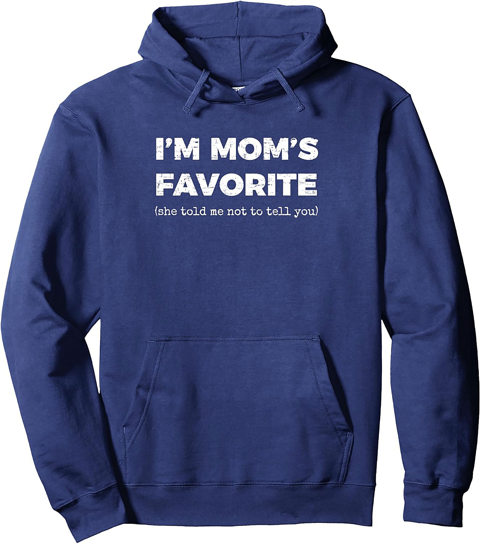 Mom's Favorite Pullover Hoodie Funny Sibling Graphic