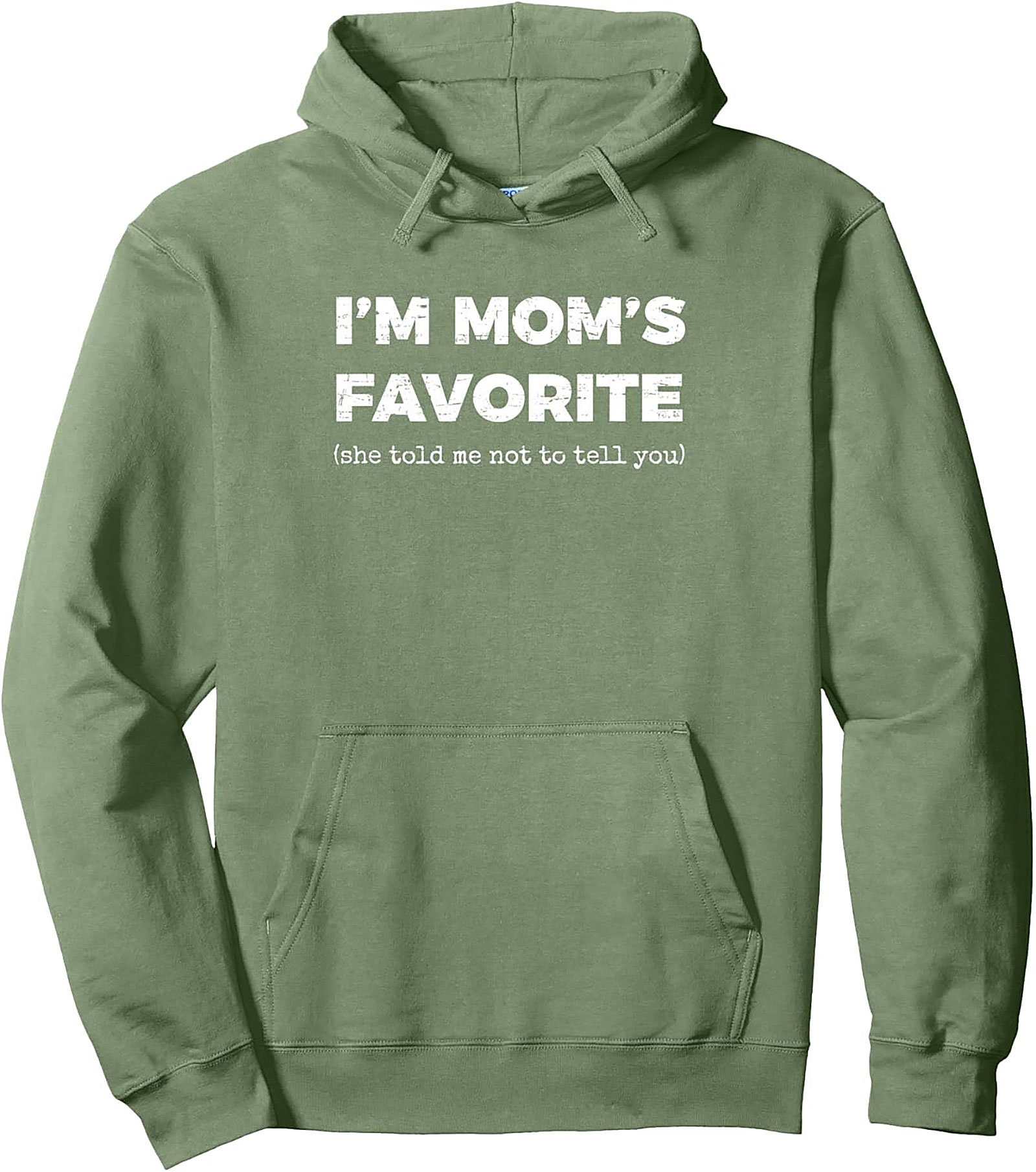 Mom's Favorite Pullover Hoodie Funny Sibling Graphic