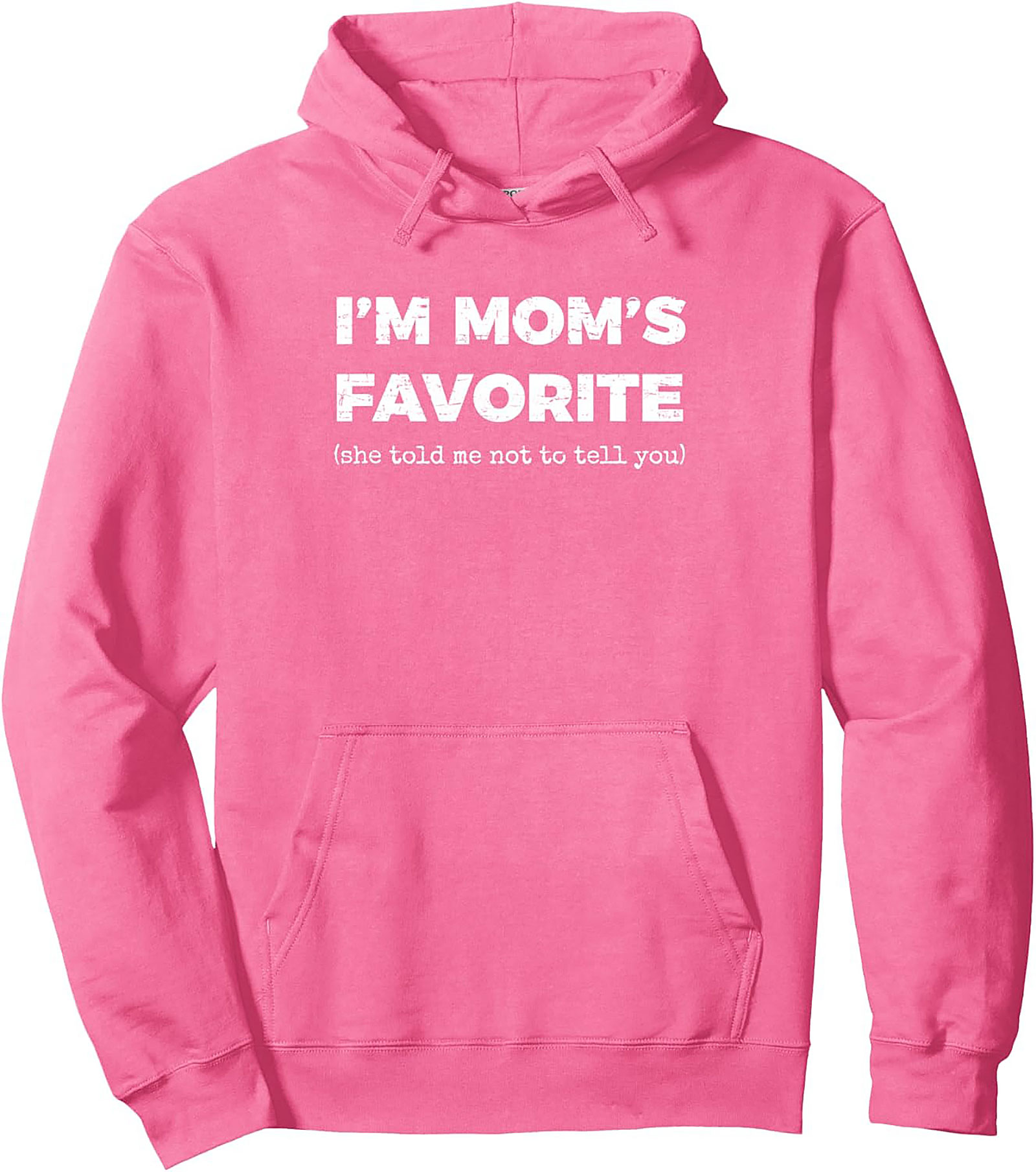 Mom's Favorite Pullover Hoodie Funny Sibling Graphic