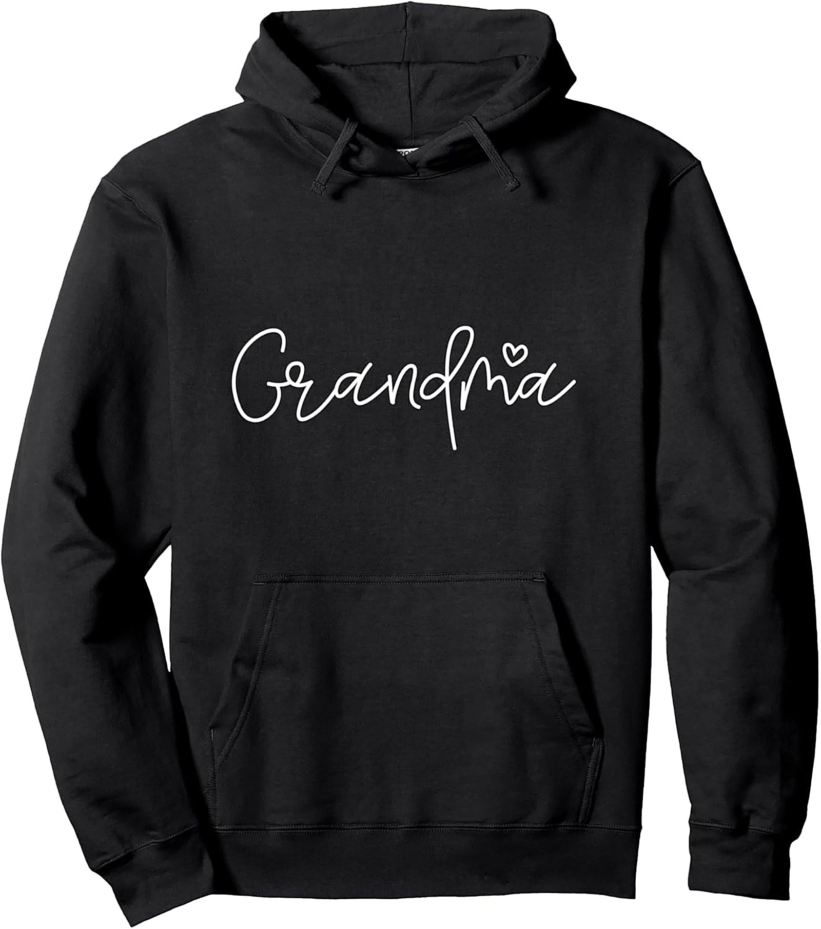 Cozy Grandma Pullover Hoodie – Elegant Script Gift Idea