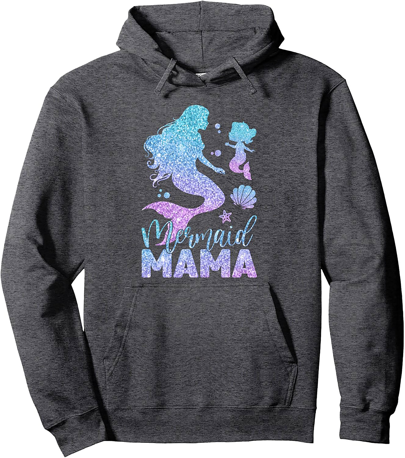 Mermaid Mama Pullover Hoodie Cozy Mother's Day Gift