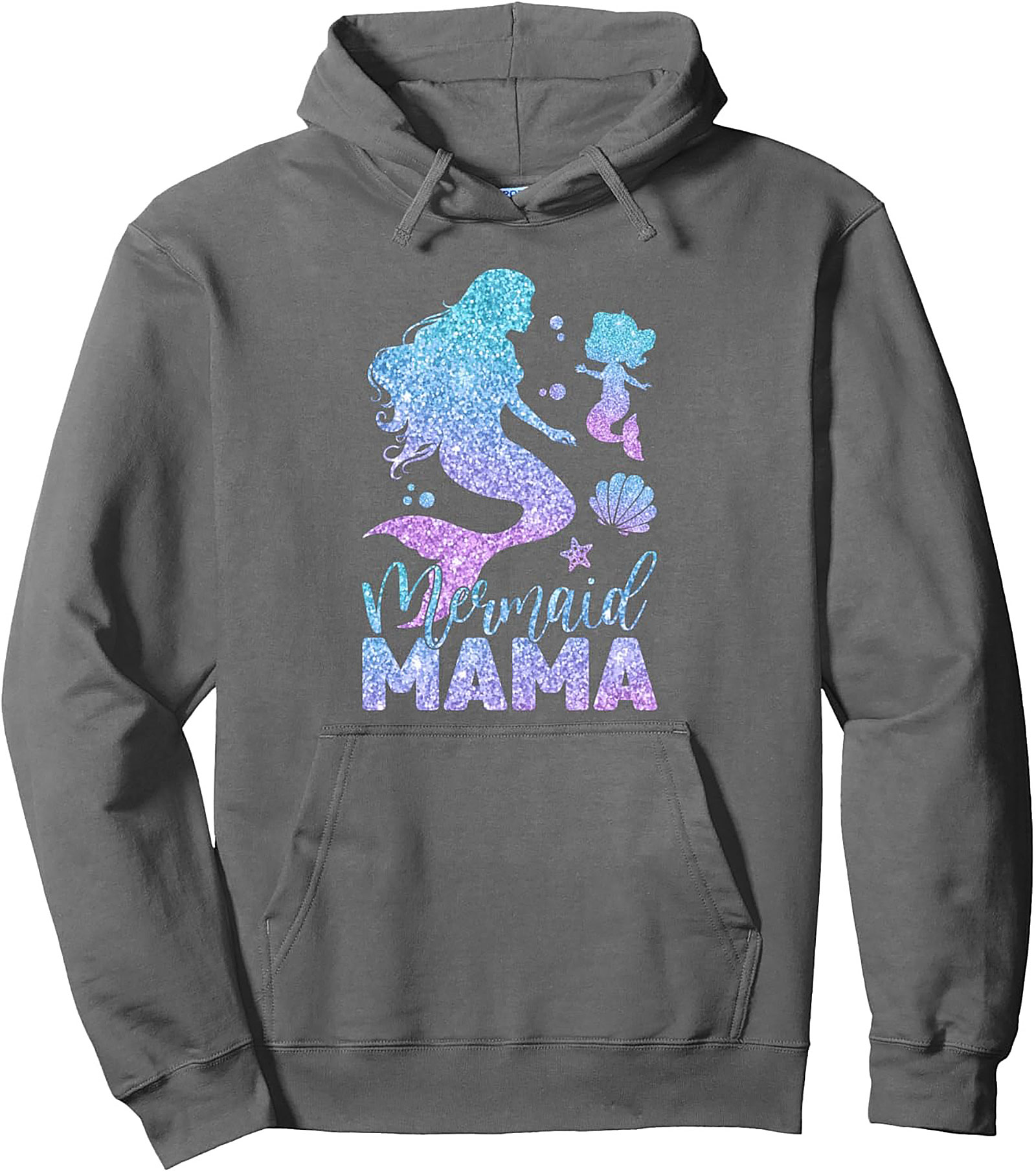 Mermaid Mama Pullover Hoodie Cozy Mother's Day Gift