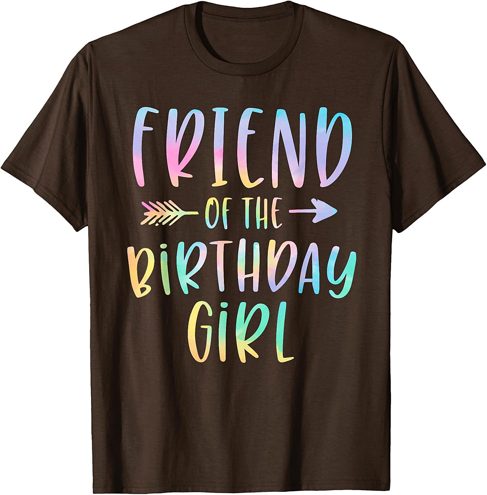 Friend of the Birthday Girl T-shirt | Pastel Party Tee