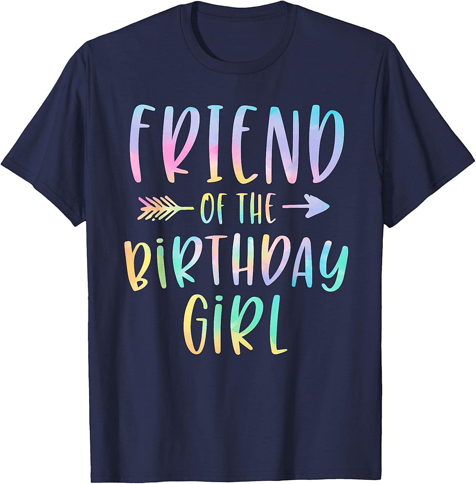 Friend of the Birthday Girl T-shirt | Pastel Party Tee
