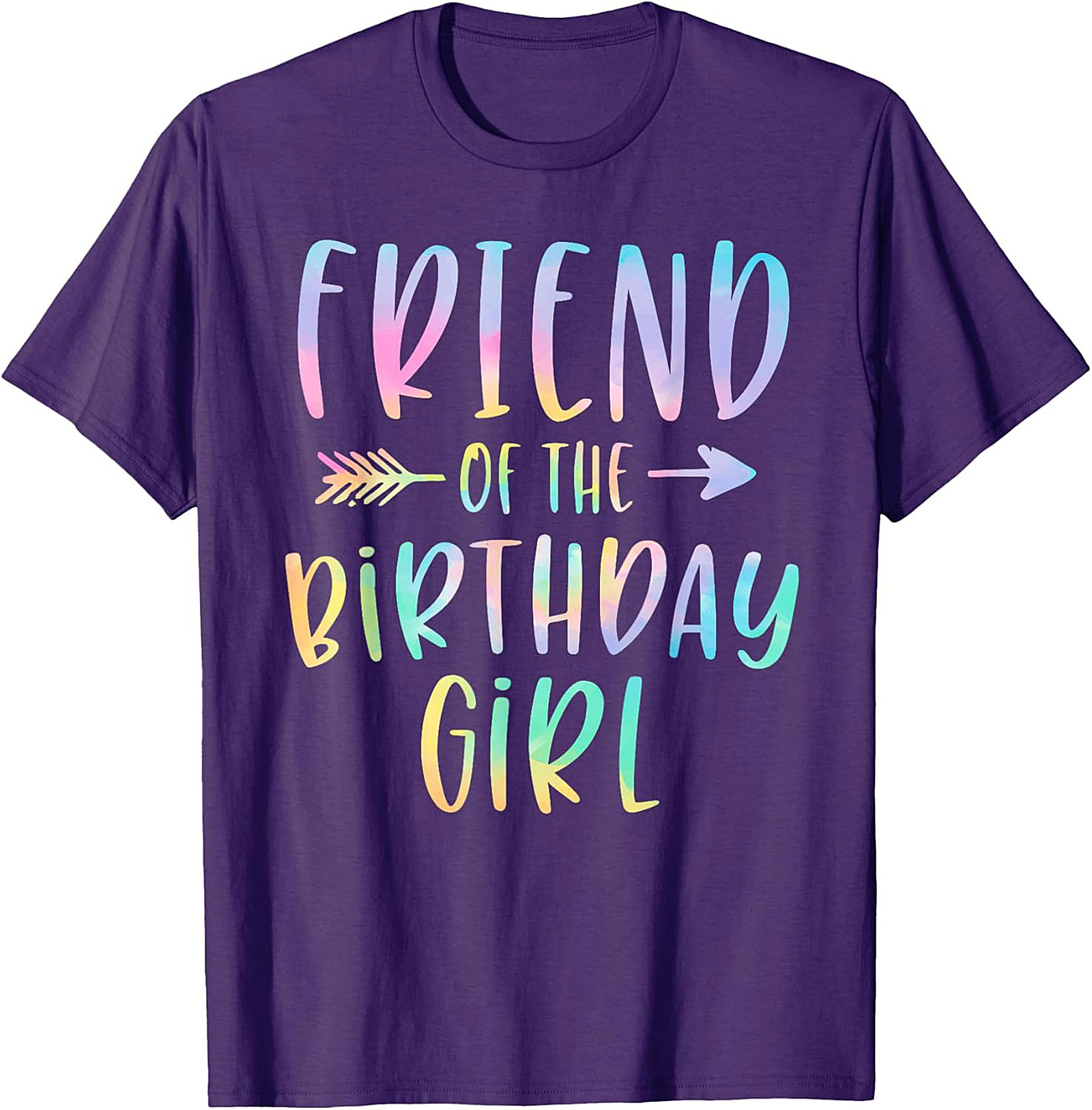 Friend of the Birthday Girl T-shirt | Pastel Party Tee