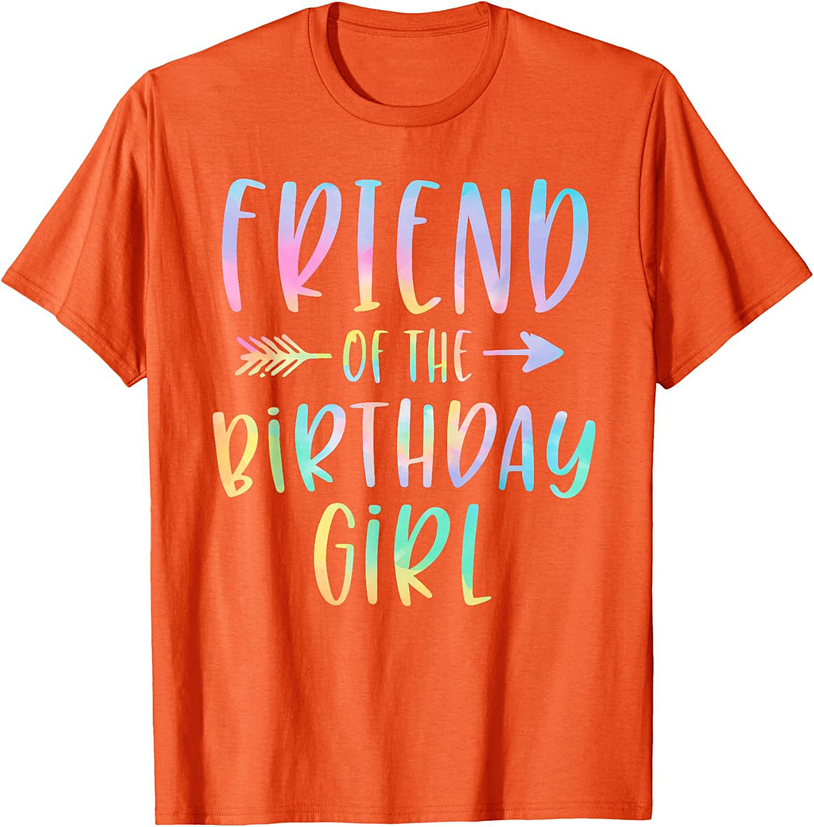 Friend of the Birthday Girl T-shirt | Pastel Party Tee