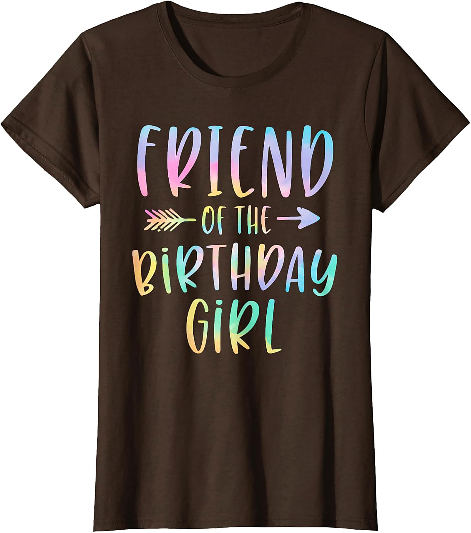 Friend of the Birthday Girl T-shirt | Pastel Party Tee